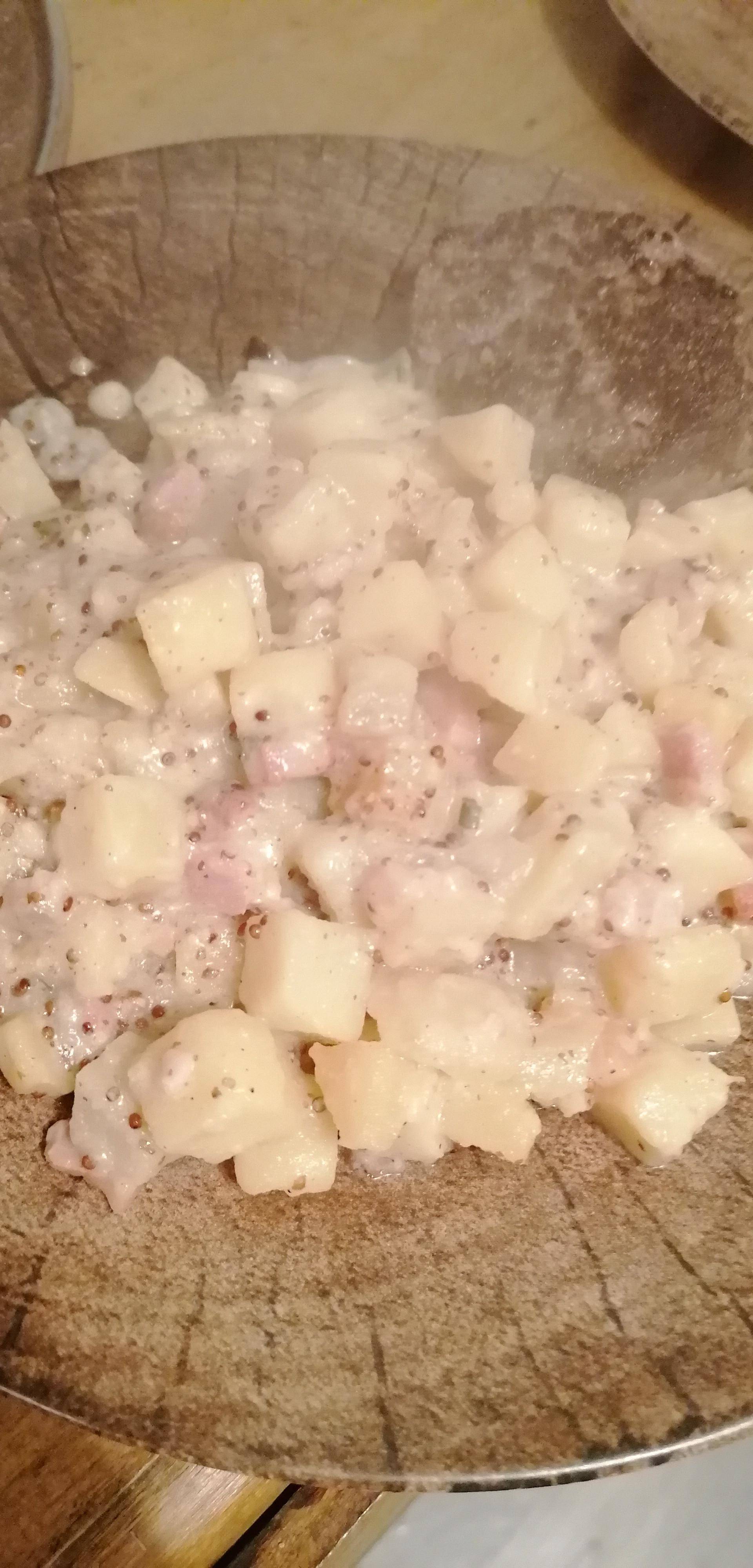 Pomme de terre à la crème de moutarde à l'ancienne - Recette Cookeo | Moulinex