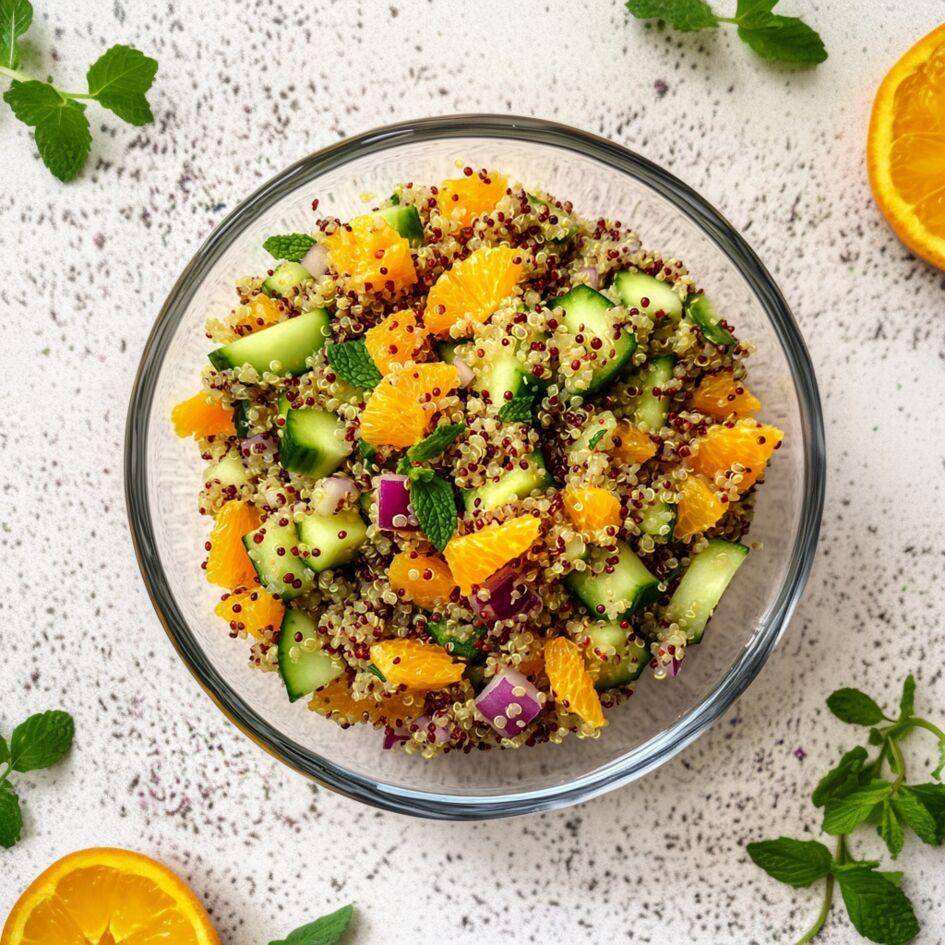 Tabbouleh van driekleurenquinoa en sinaasappel - Recepten Cookeo | Moulinex