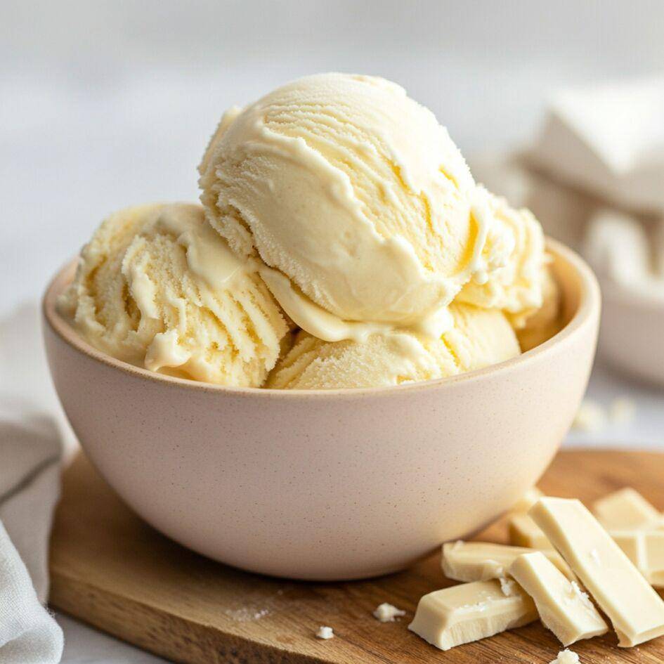 Glace au chocolat blanc - Recepten Companion Connect XL | Moulinex