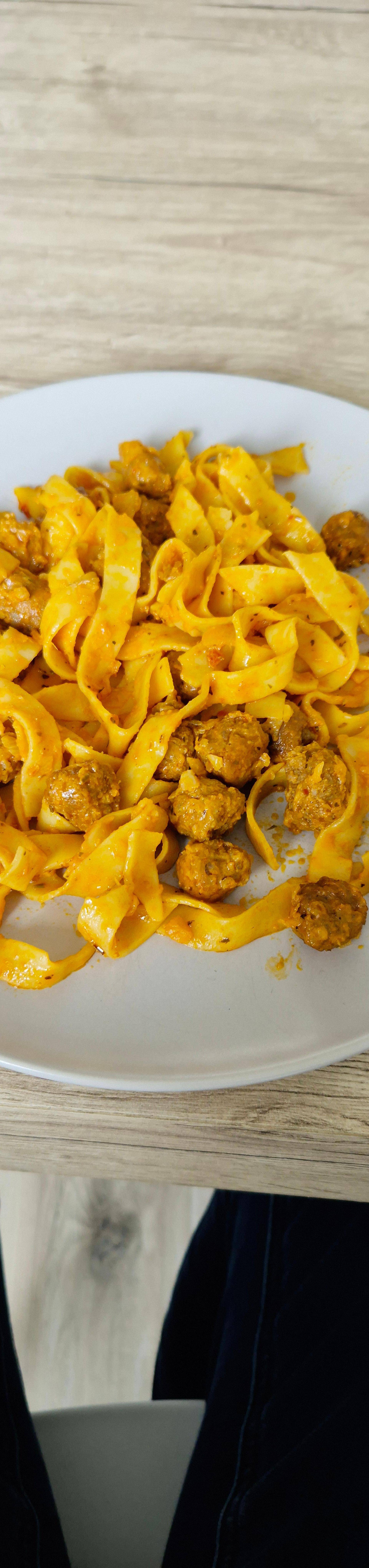 Tagliatelles aux merguez - Recepten Companion Connect XL | Moulinex