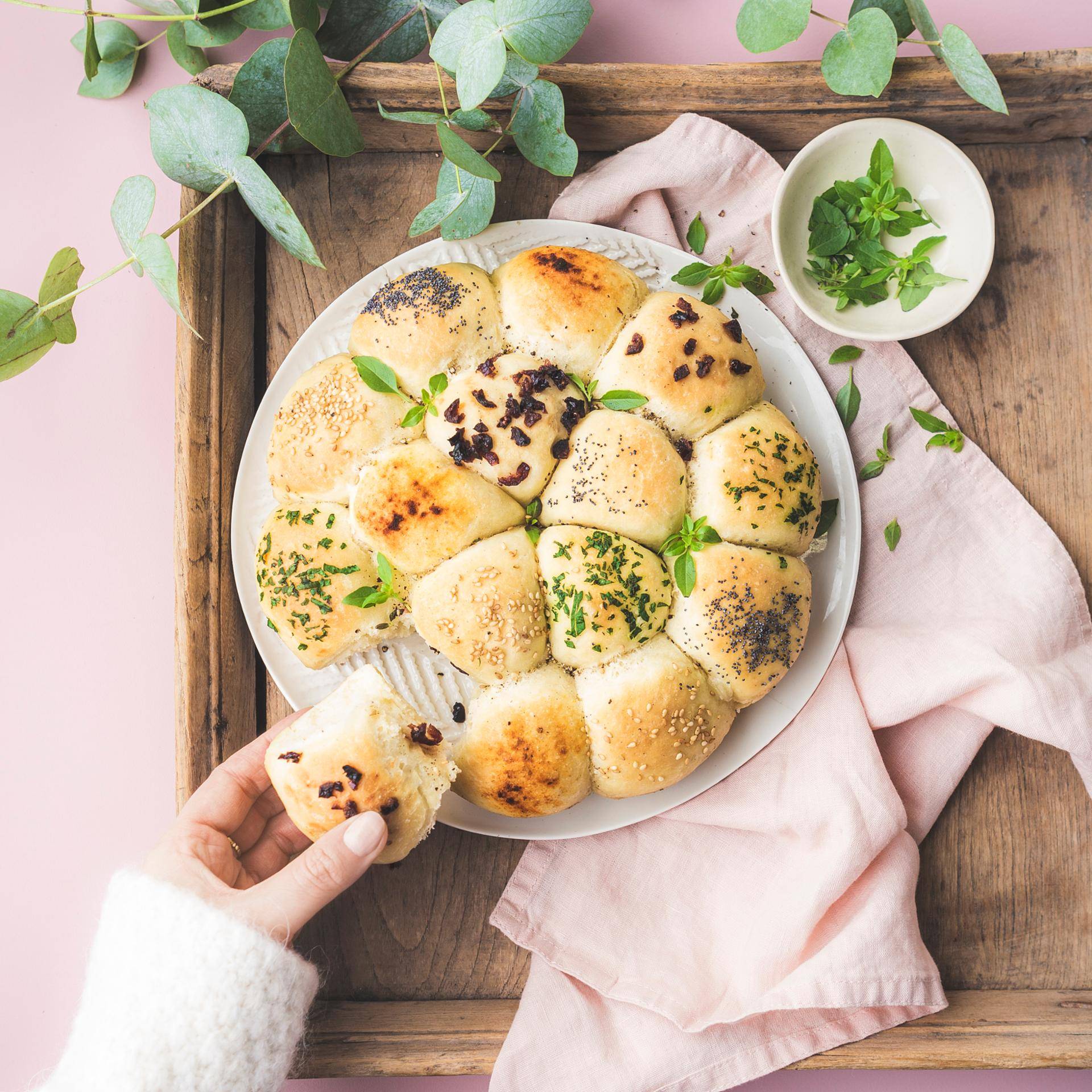 Pain à partager ail et fromage - Recette Companion | Moulinex