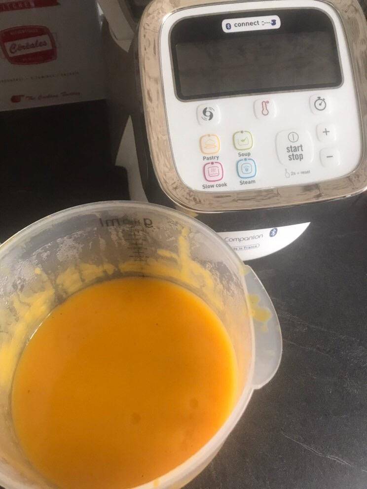 Velouté d’automne au butternut - Recette Companion Connect XL | Moulinex