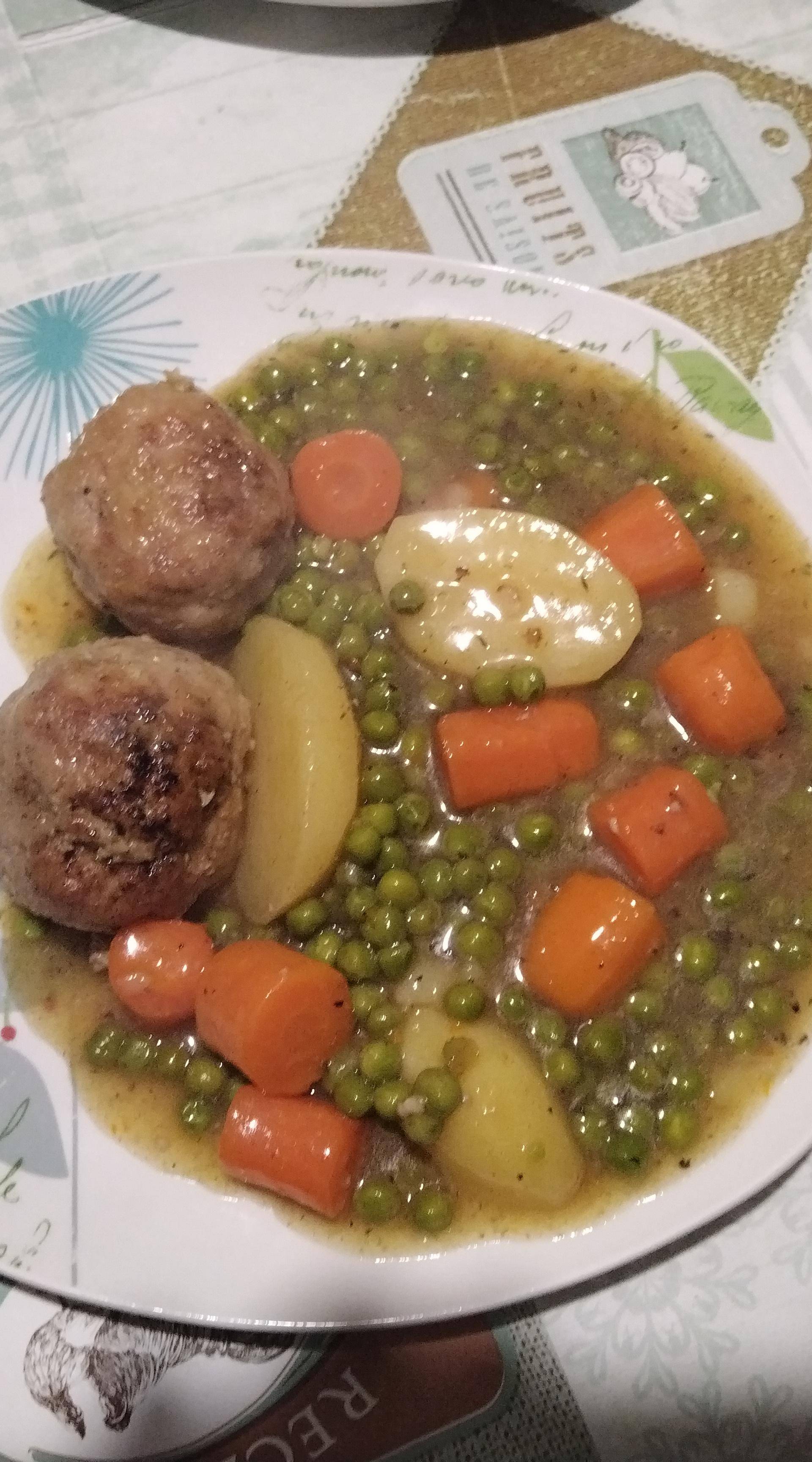 Ragoût de boulettes porc et veau - Recette Cookeo Infinity Autostir | Moulinex