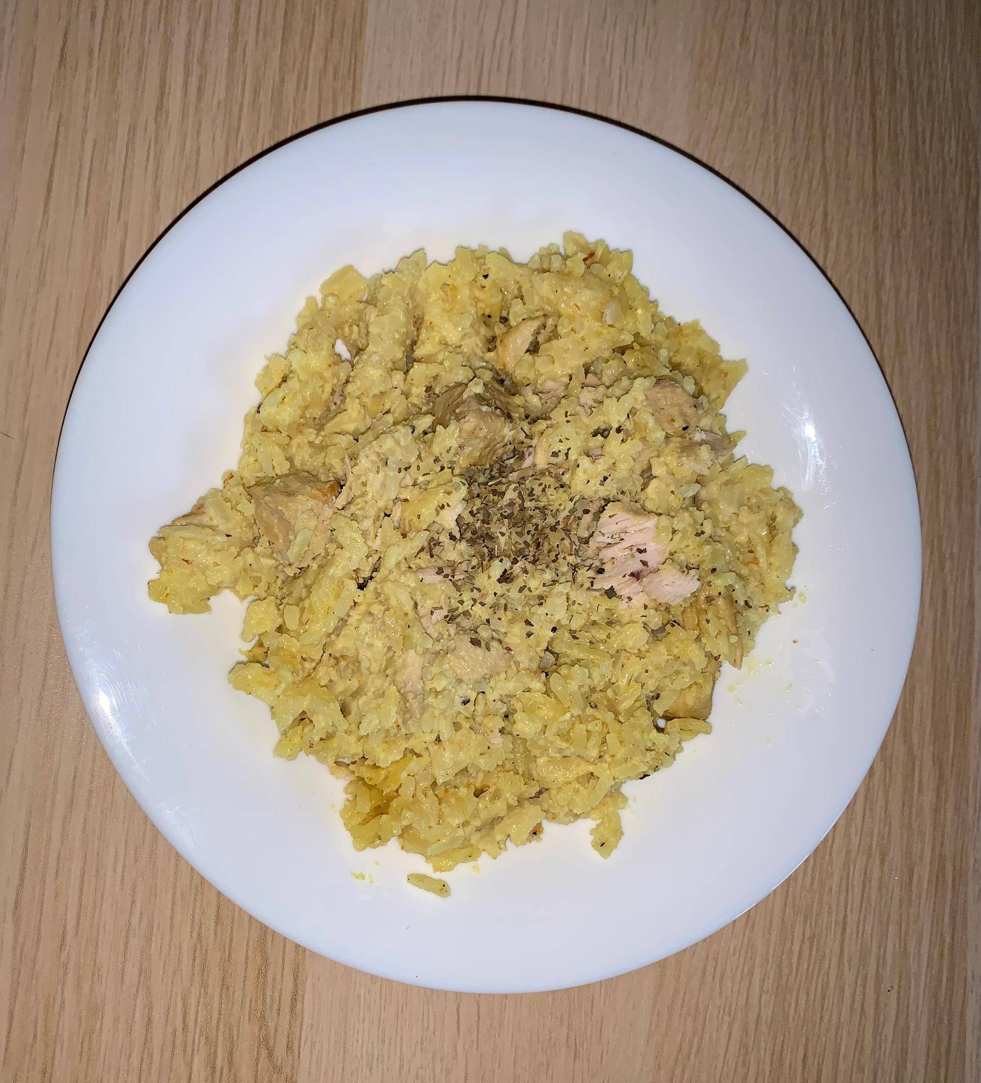 Riz et poulet au curry crémeux - Recepten Cookeo | Moulinex
