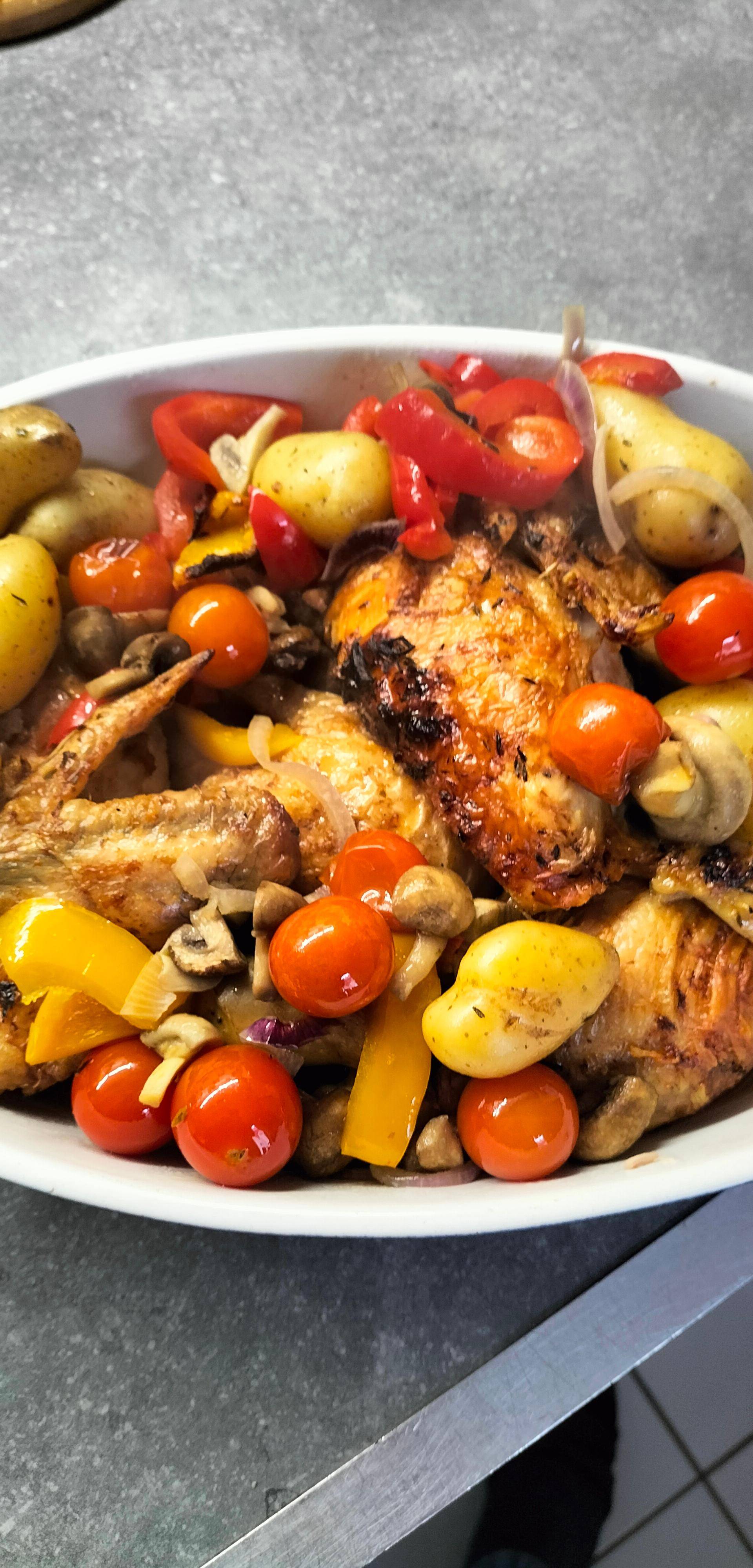 Poulet au légumes du soleil - Recette Cookeo | Moulinex