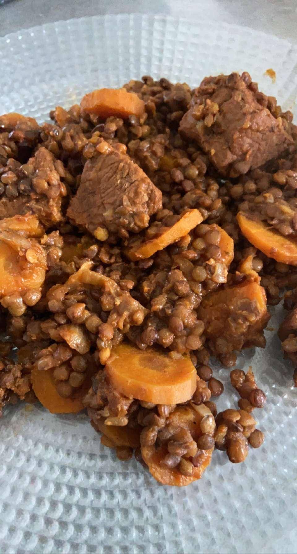 Lentilles au bœuf - Recette Cookeo | Moulinex