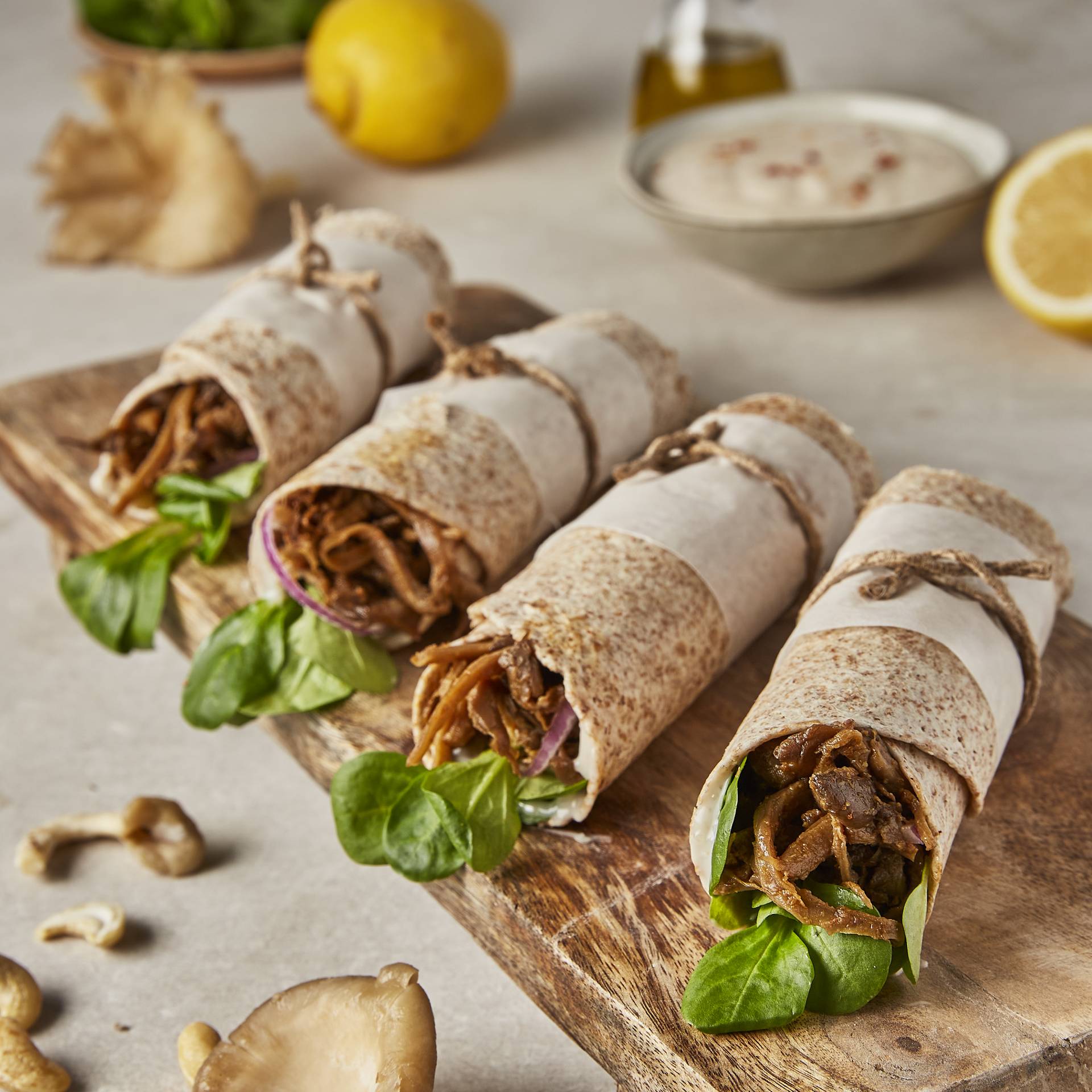 Shawarma de pleurotes - Recette Companion | Moulinex