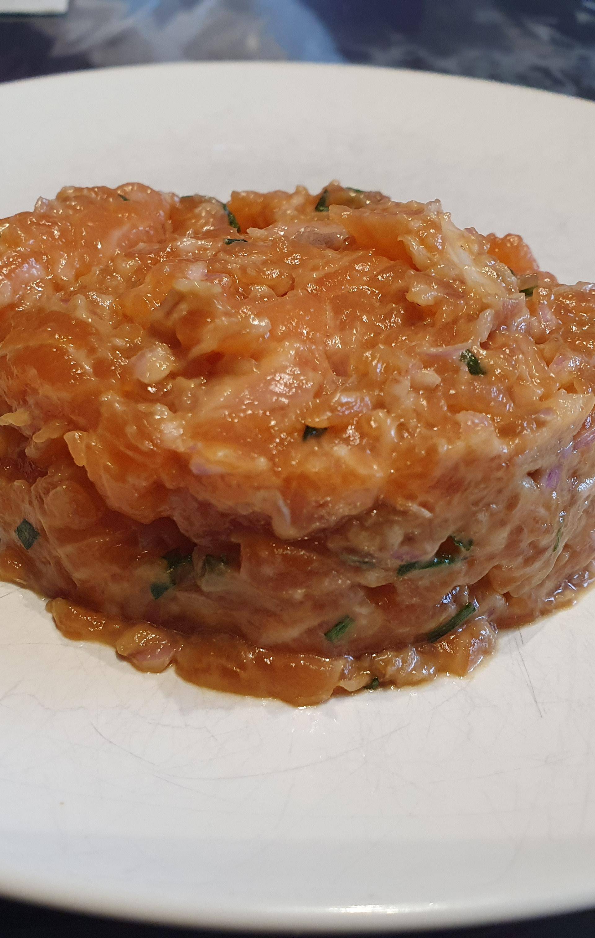 Tartare de saumon saveurs asiatiques - Recette Companion Connect XL | Moulinex