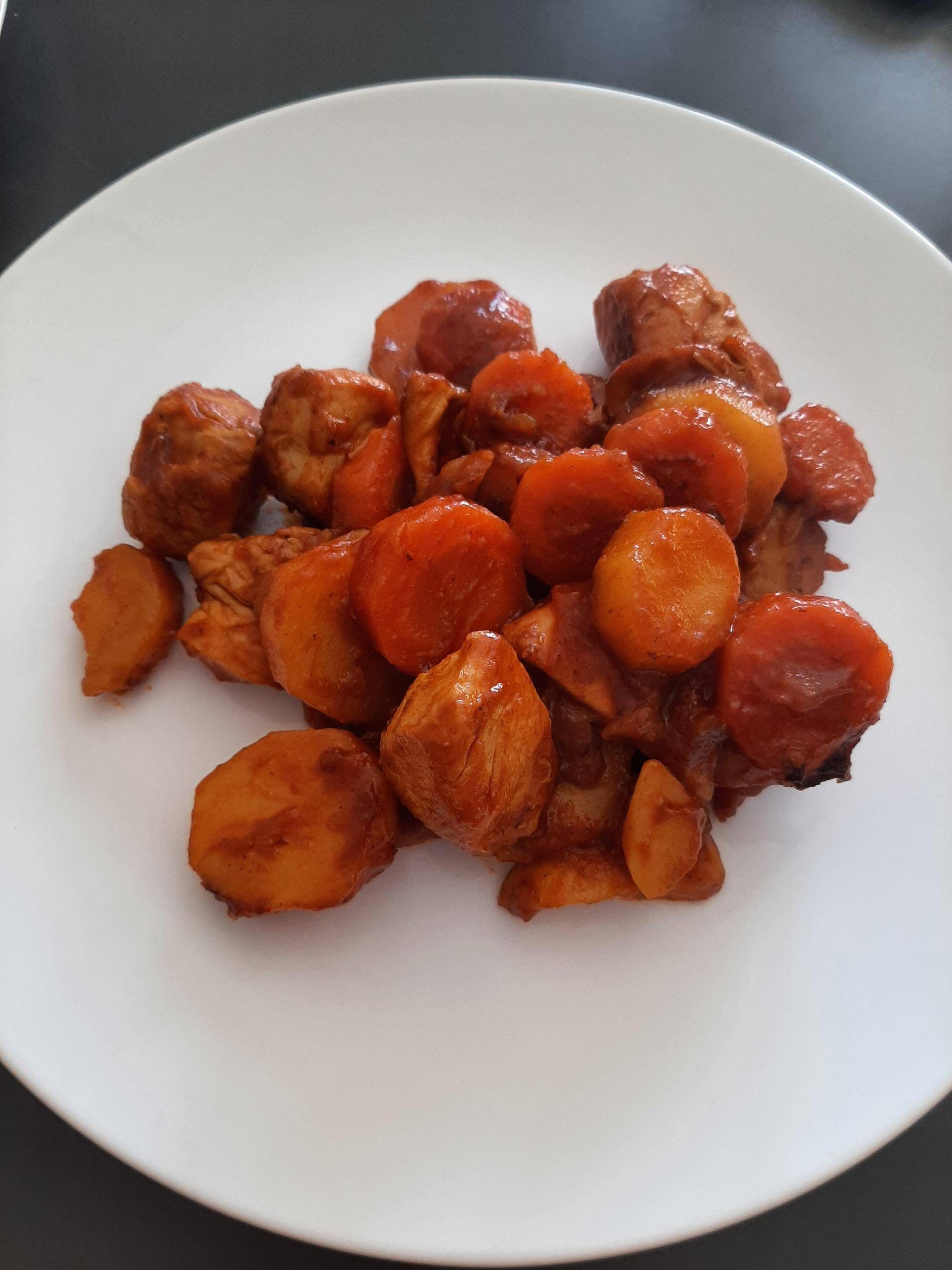 Poulet curry aux carottes et pommes de terre - Recepten Cookeo | Moulinex