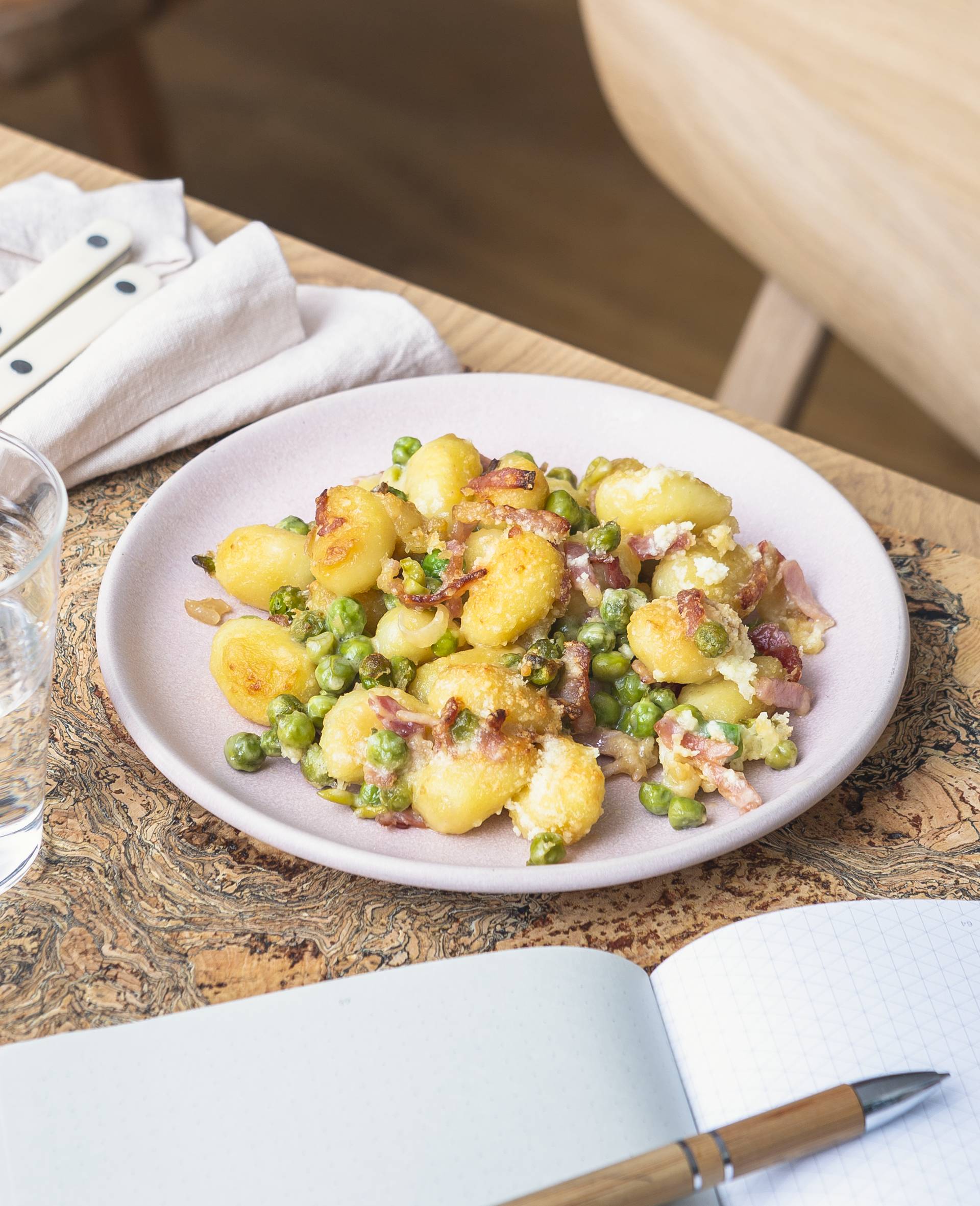 Gnocchis petits pois carbonara - Recette Cookeo Infinity 17in1 | Moulinex