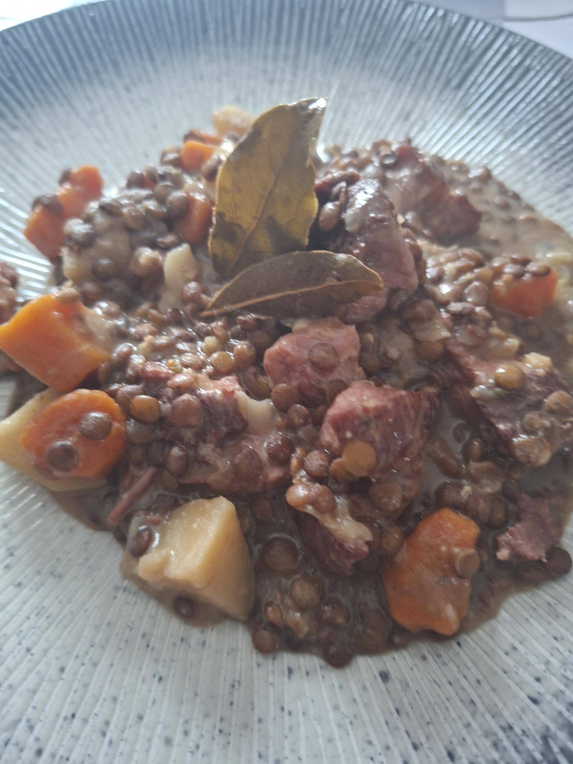 Échine aux lentilles - Recette Cookeo Infinity Autostir | Moulinex