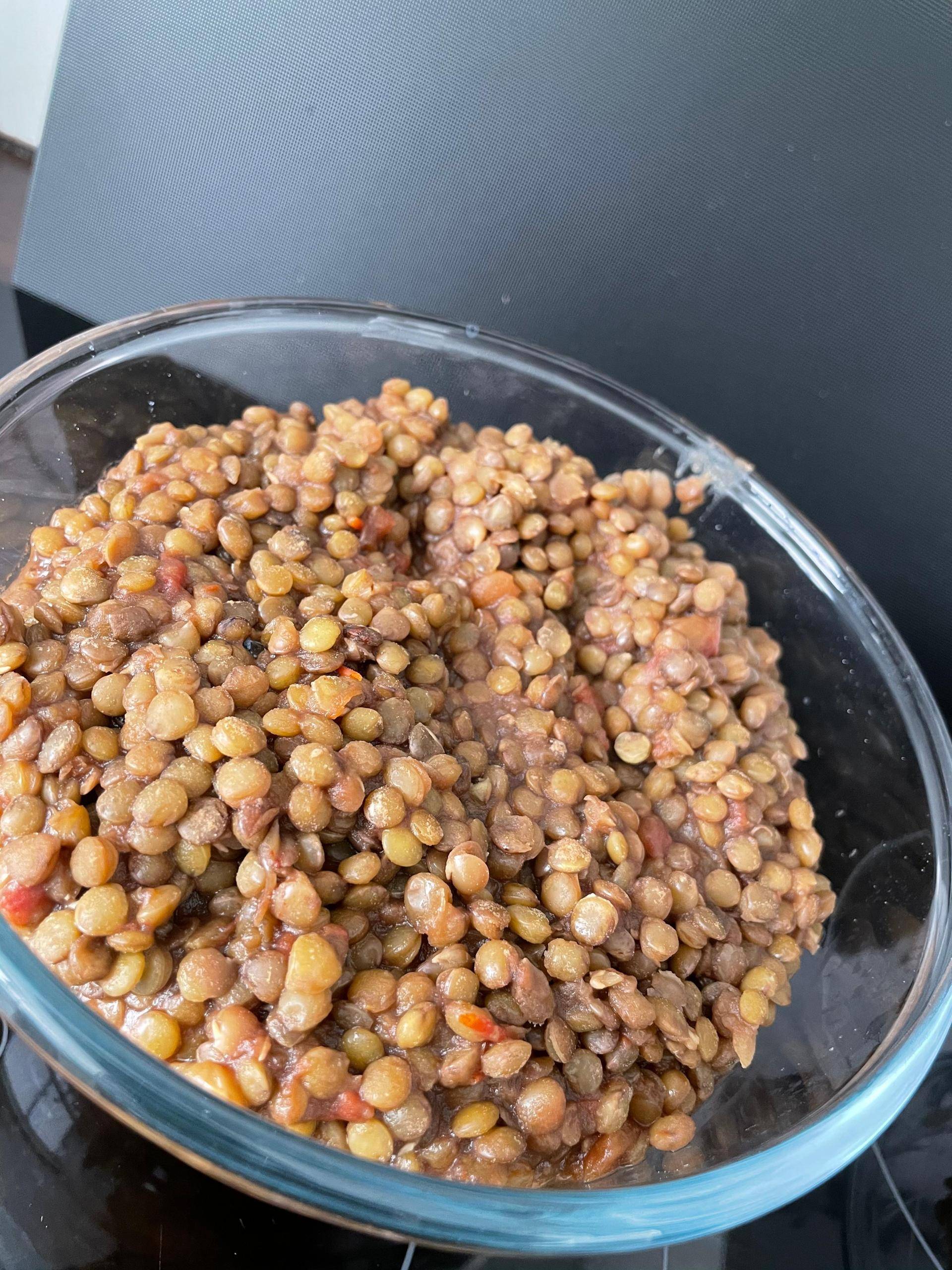 Lentilles vertes à la tomate - Recepten Companion Connect XL | Moulinex