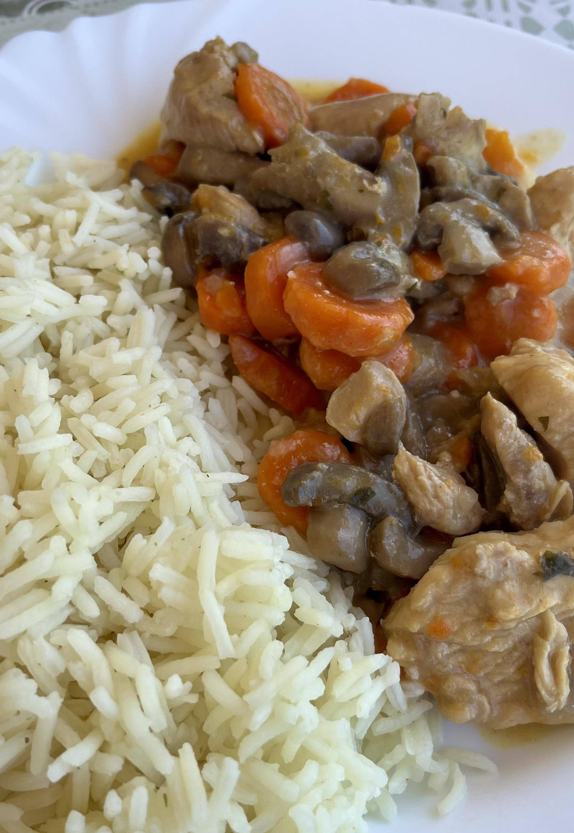 Blanquette de poulet d'Amandine - Recette Cookeo | Moulinex