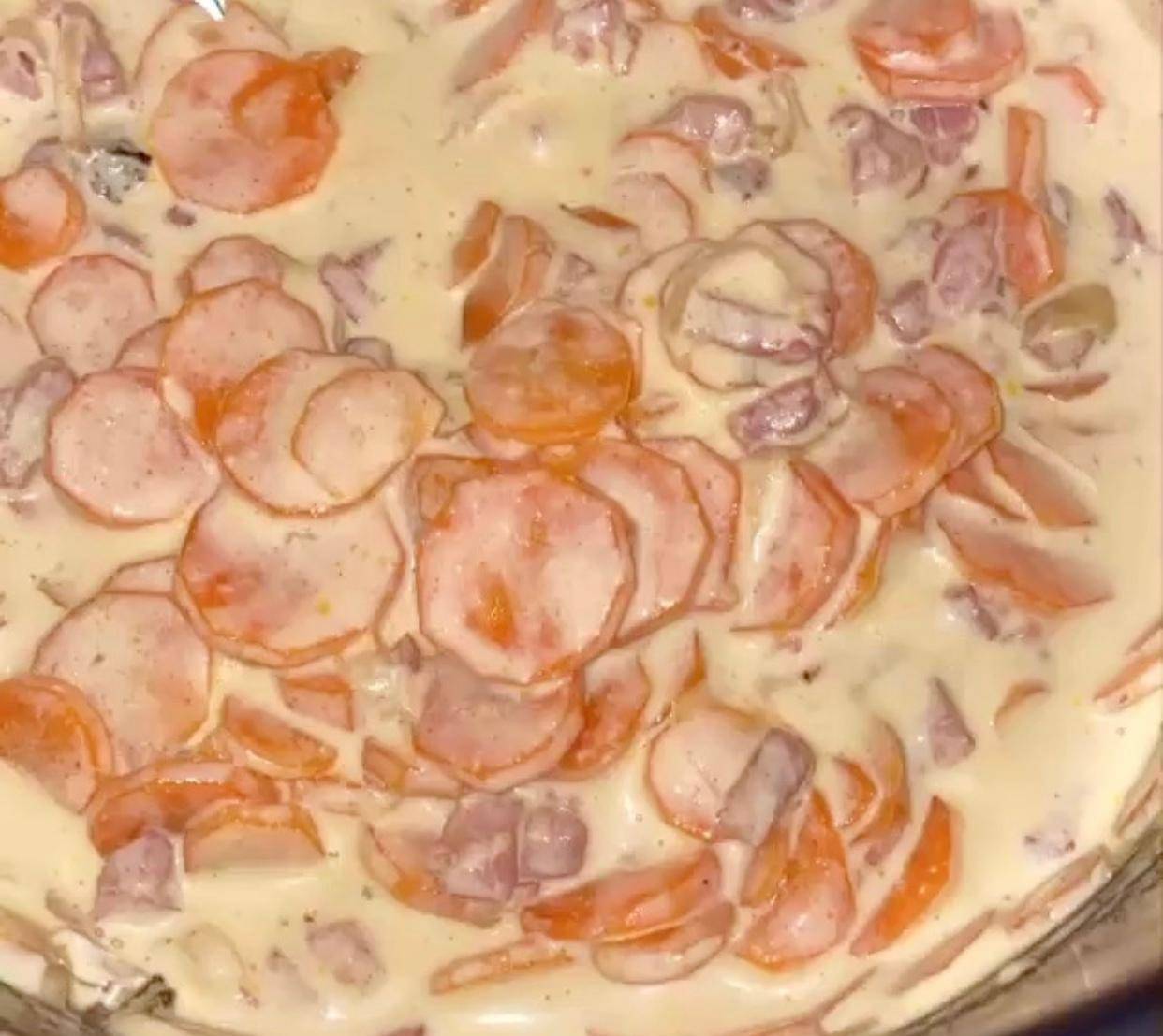 Carotte façon carbonara - Recette Cookeo | Moulinex