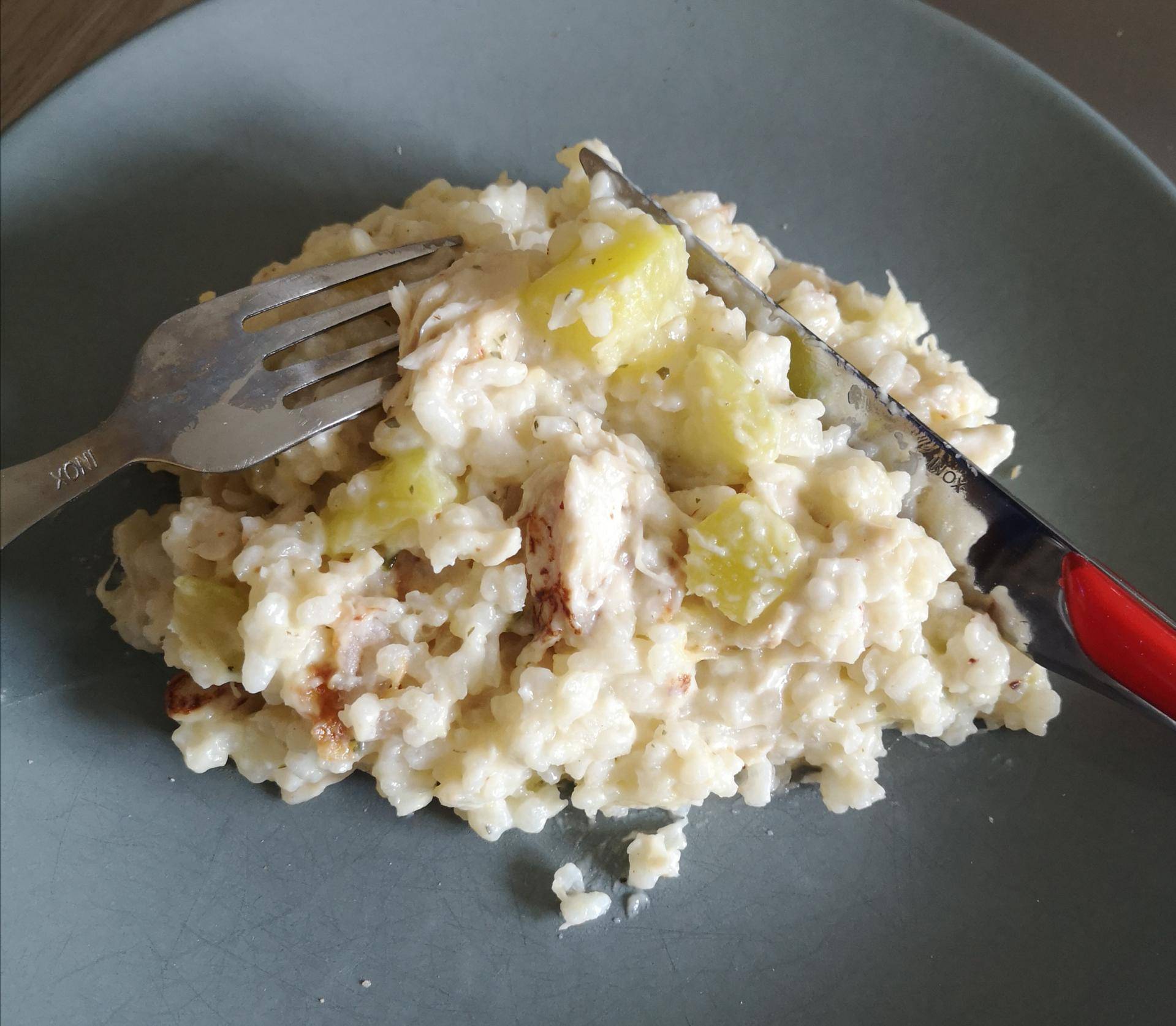 Risotto courgette poulet boursin - Recepten Cookeo | Moulinex