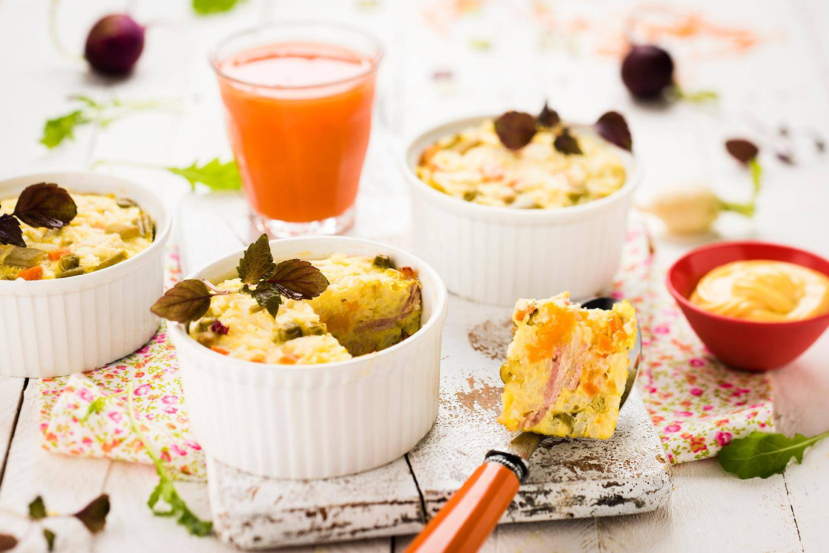 Rijsttaartjes met groenten - Recepten Cookeo | Moulinex