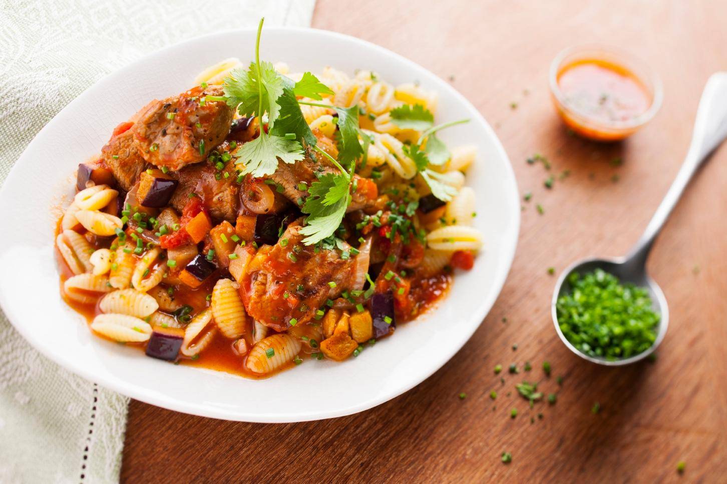 Sauté de veau aux aubergines - Recepten Cookeo | Moulinex