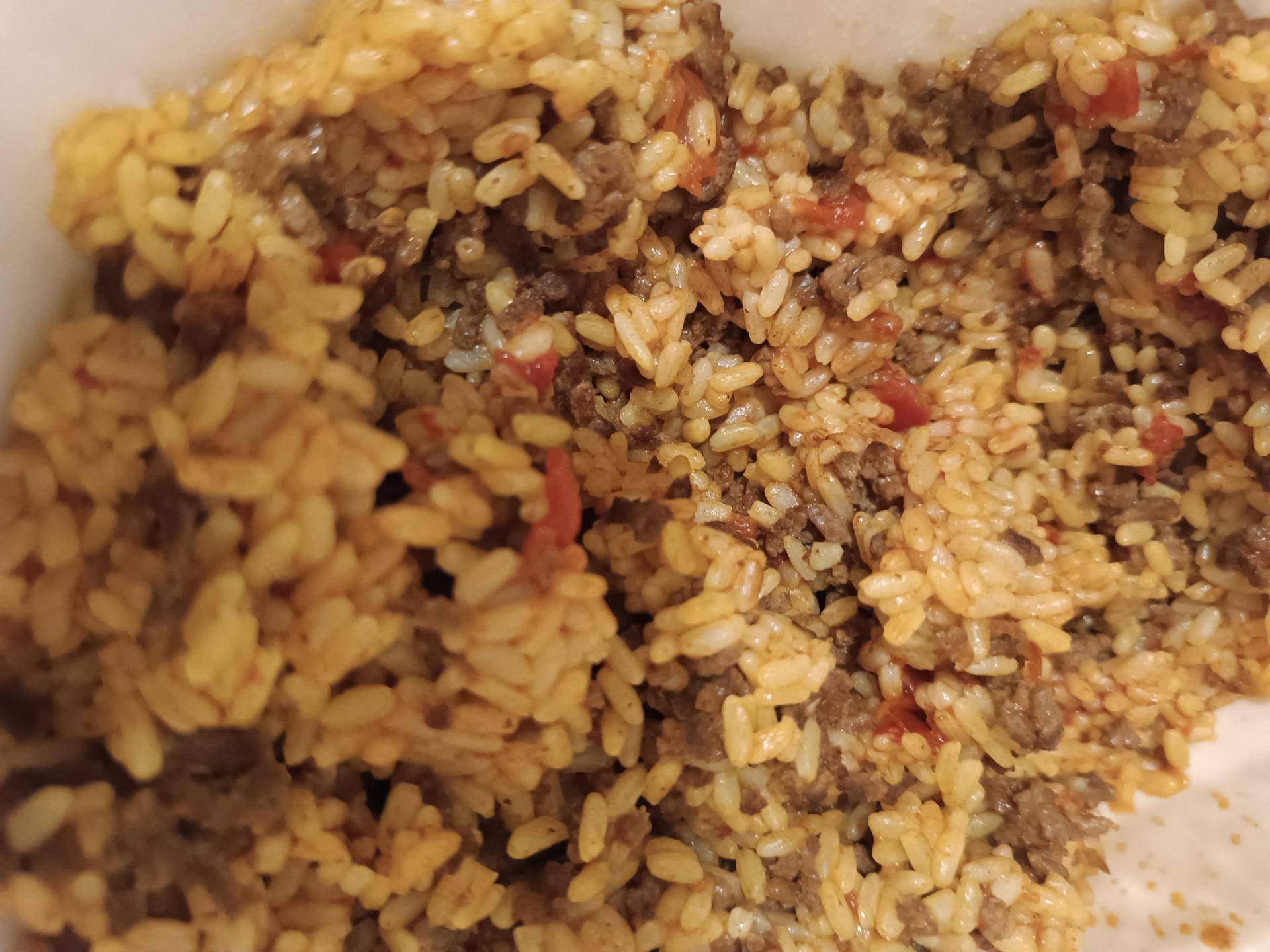 Riz à la tomate et boeuf haché - Recepten Cookeo | Moulinex