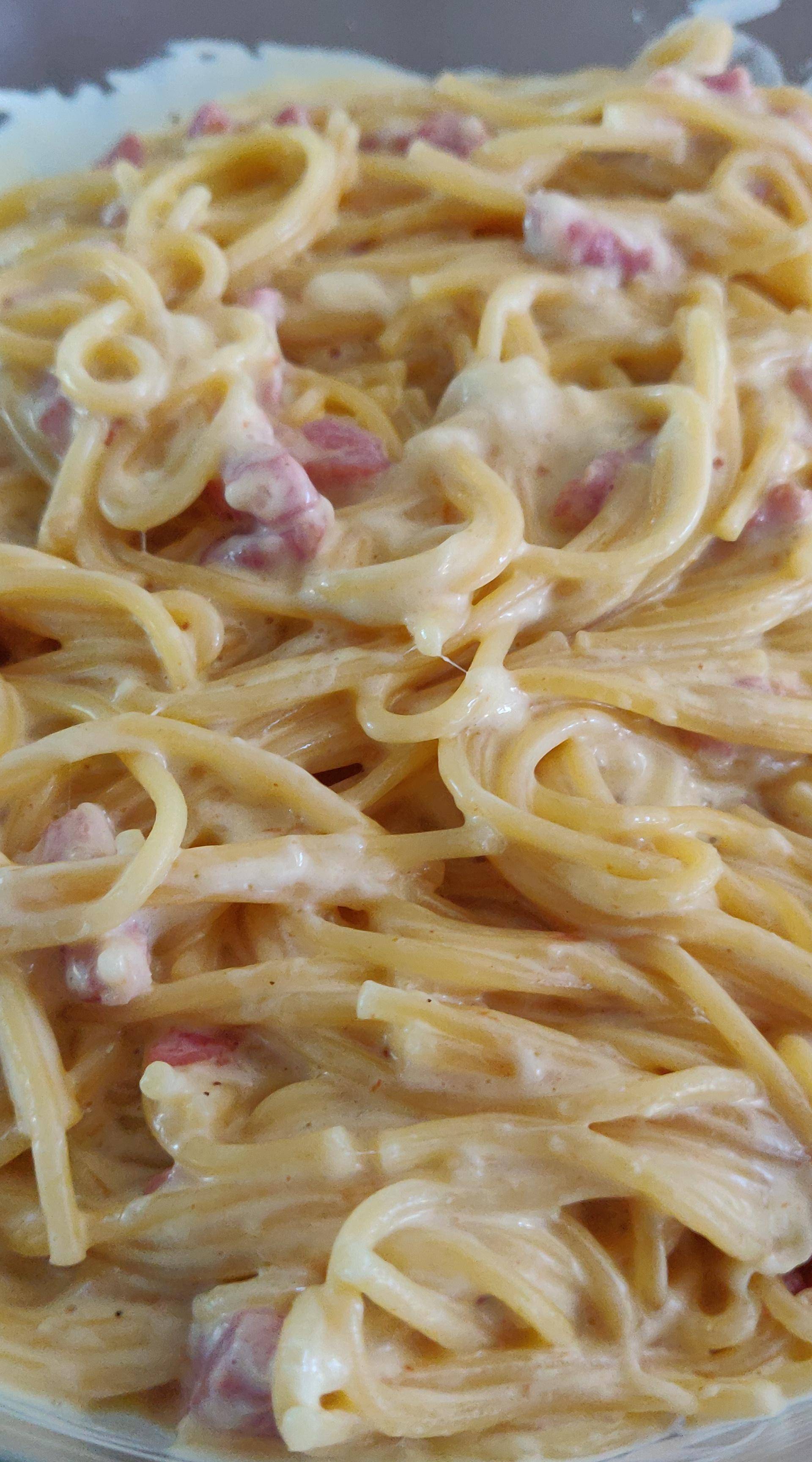 Spaghetti façon carbonara - Recette Cookeo | Moulinex