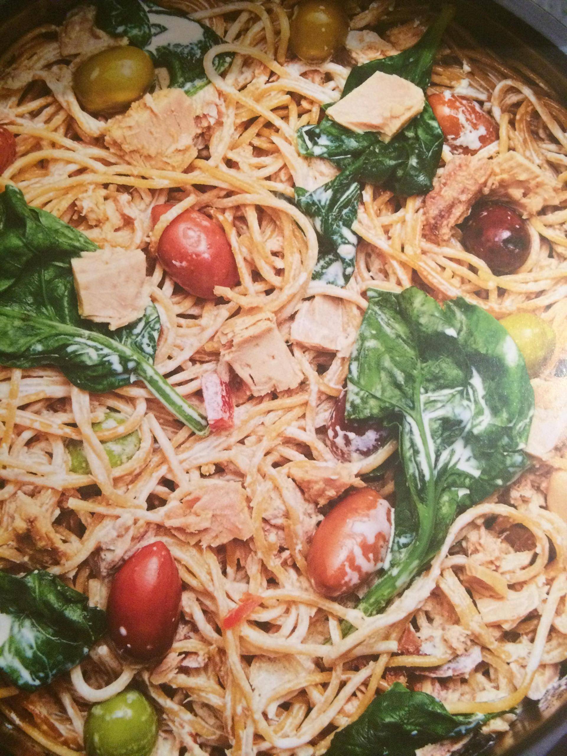 Spaghettis au thon et aux olives - Recepten Cookeo | Moulinex
