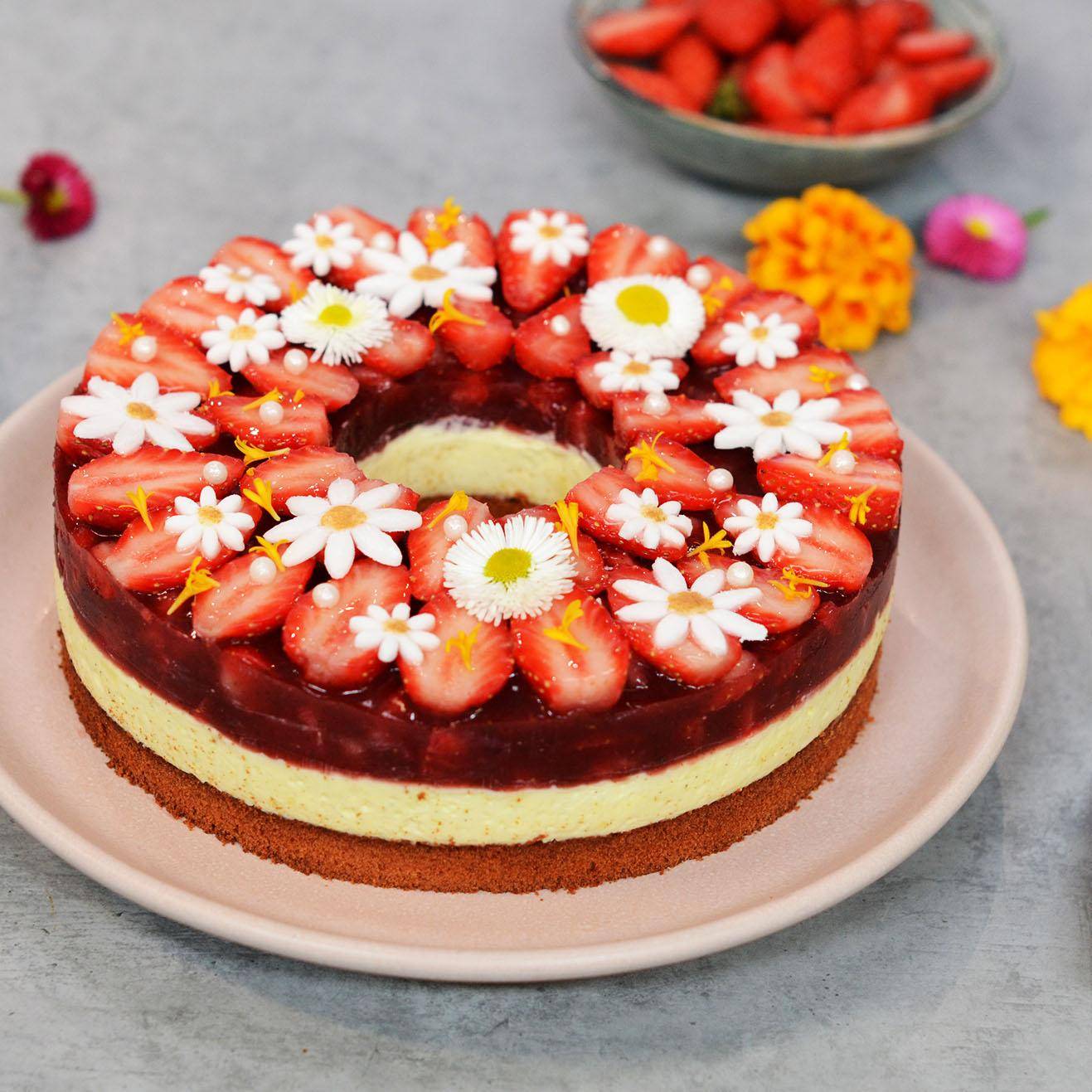 Fraisier verveine citron - Recepten Companion | Moulinex