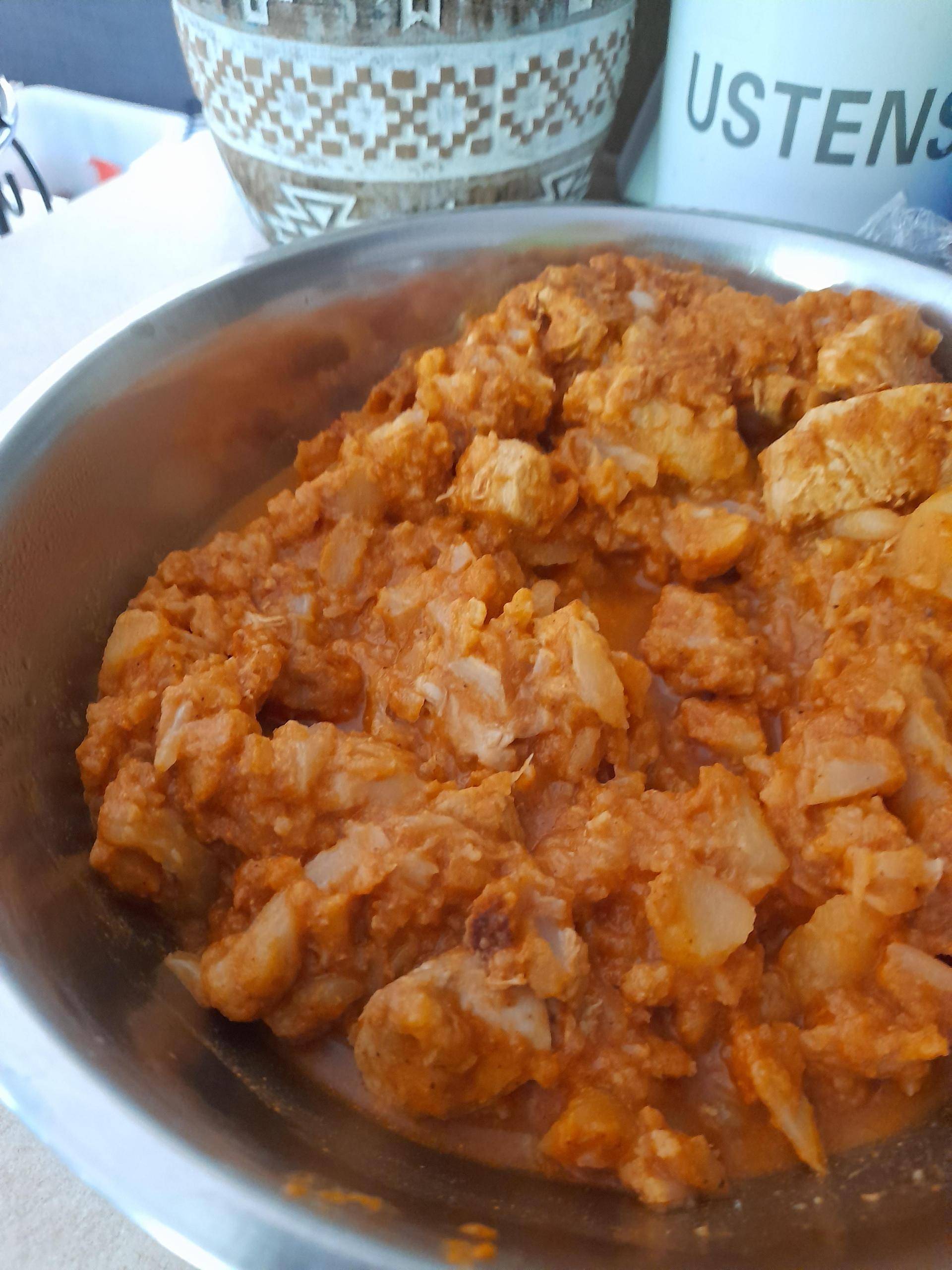 Chou-fleur PDT poulet au curry - Recepten Cookeo | Moulinex