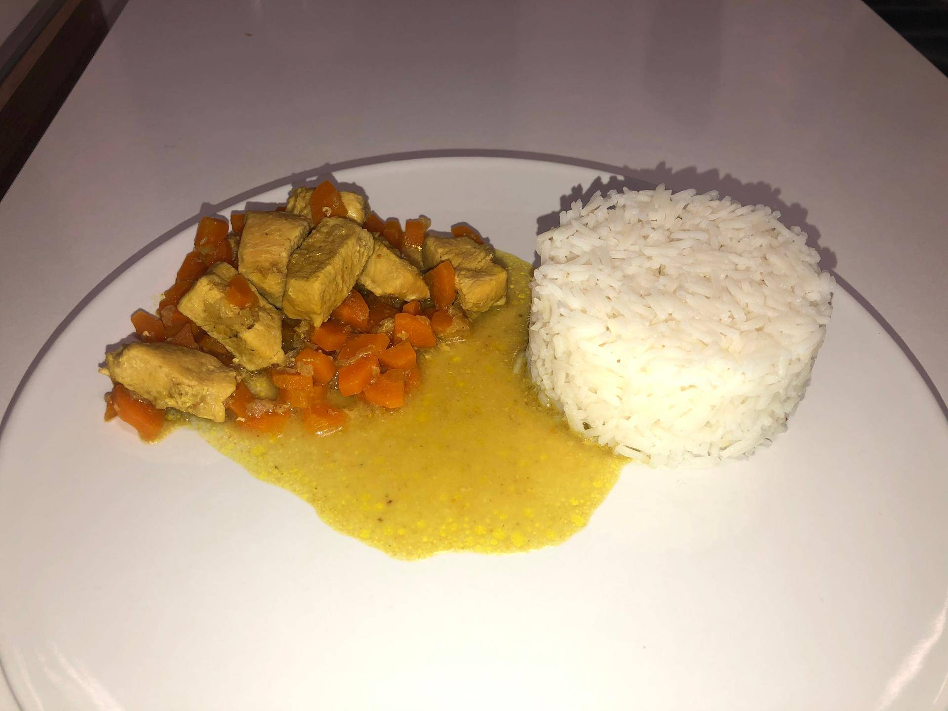 Escalope Curry-Lait de coco - Recette Cookeo V3 | Moulinex