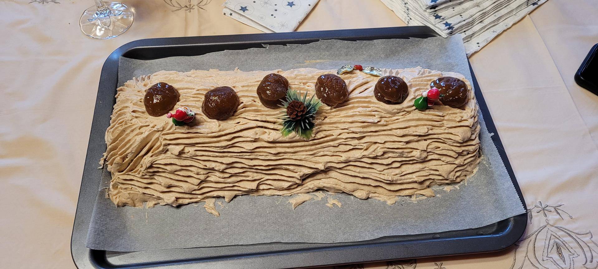 Bûche de noël aux marrons - Recepten Companion Connect XL | Moulinex