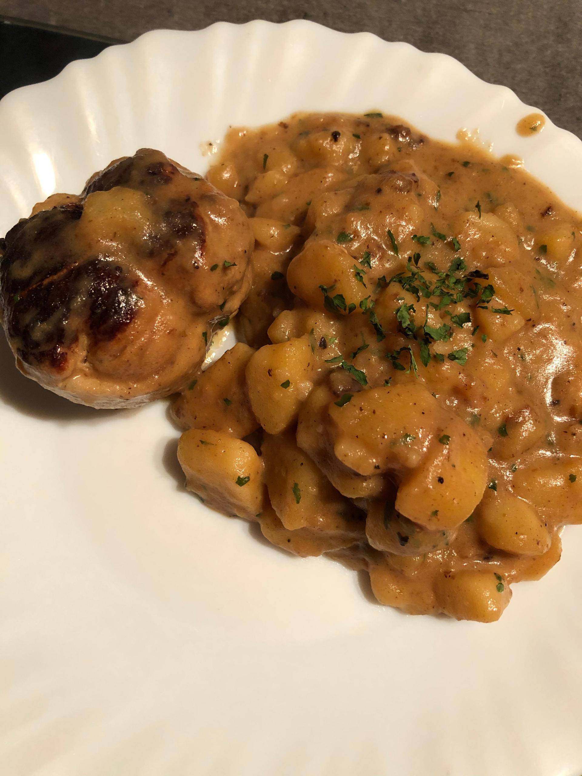 Paupiettes de porc et pommes de terre - Recepten Cookeo | Moulinex