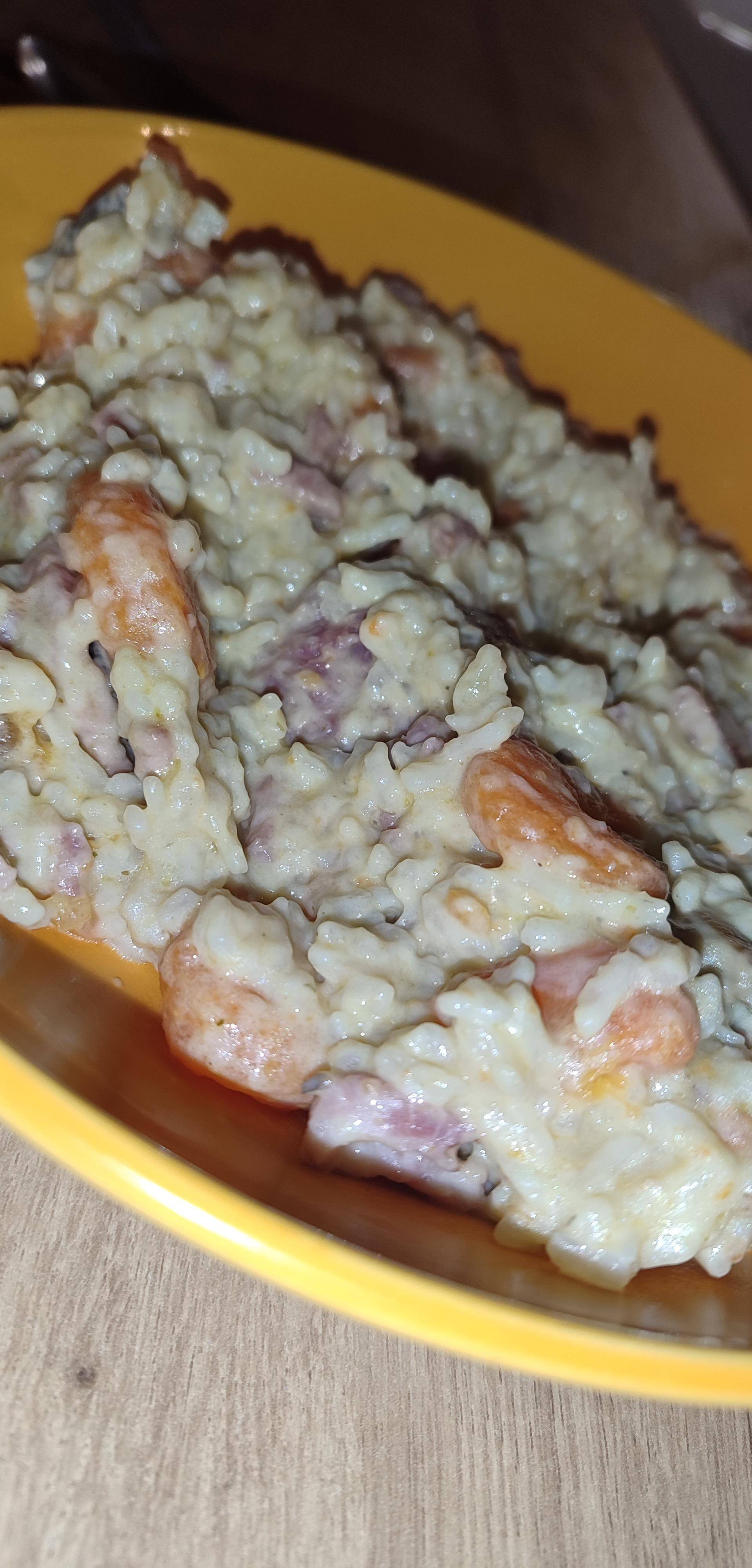 Riz aux saucisses fumée et champignons - Recette Cookeo V3 | Moulinex