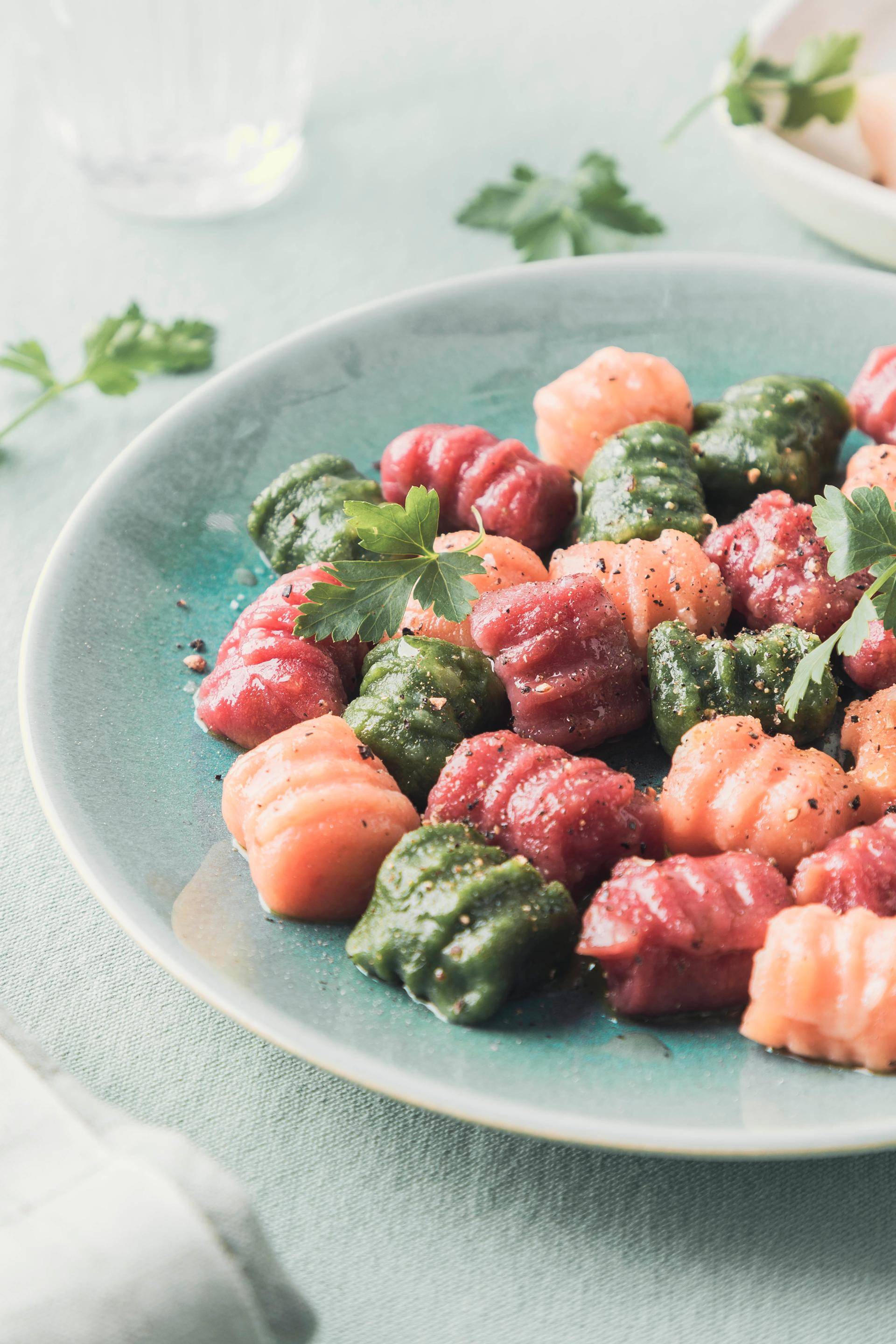 Rainbow gnocchi - Recepten Pots and Pans | Moulinex