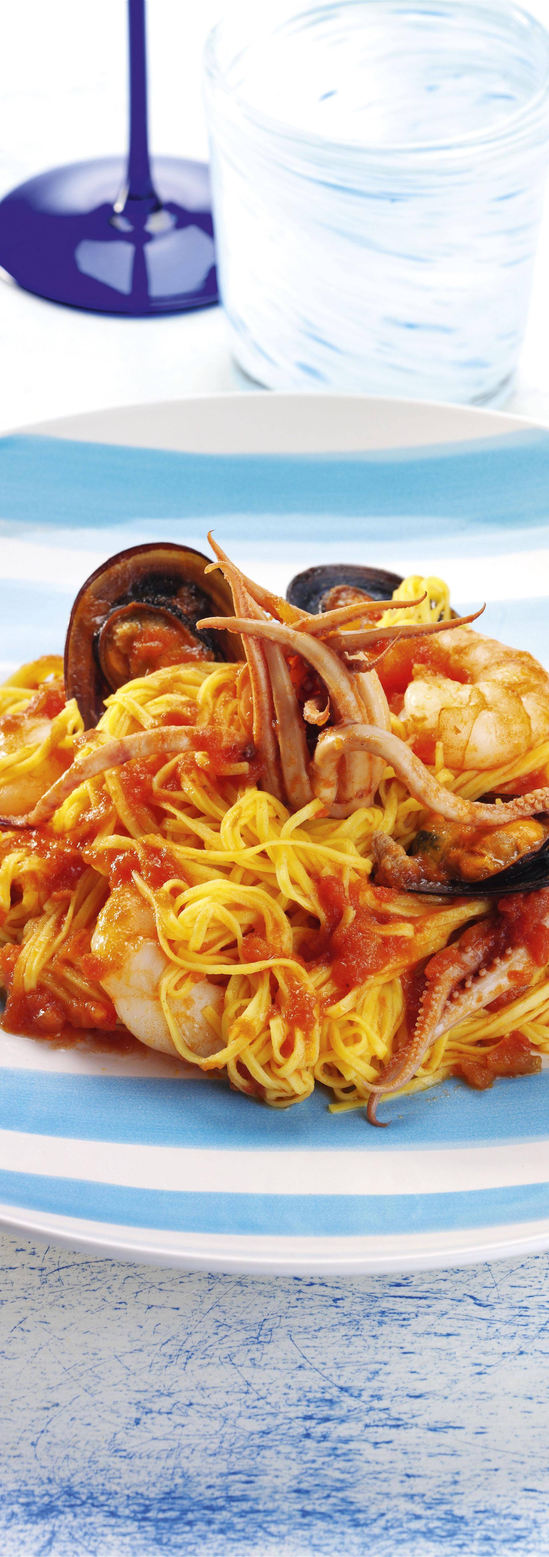 Tagliolini aux fruits de mer - Recette Companion Connect | Moulinex