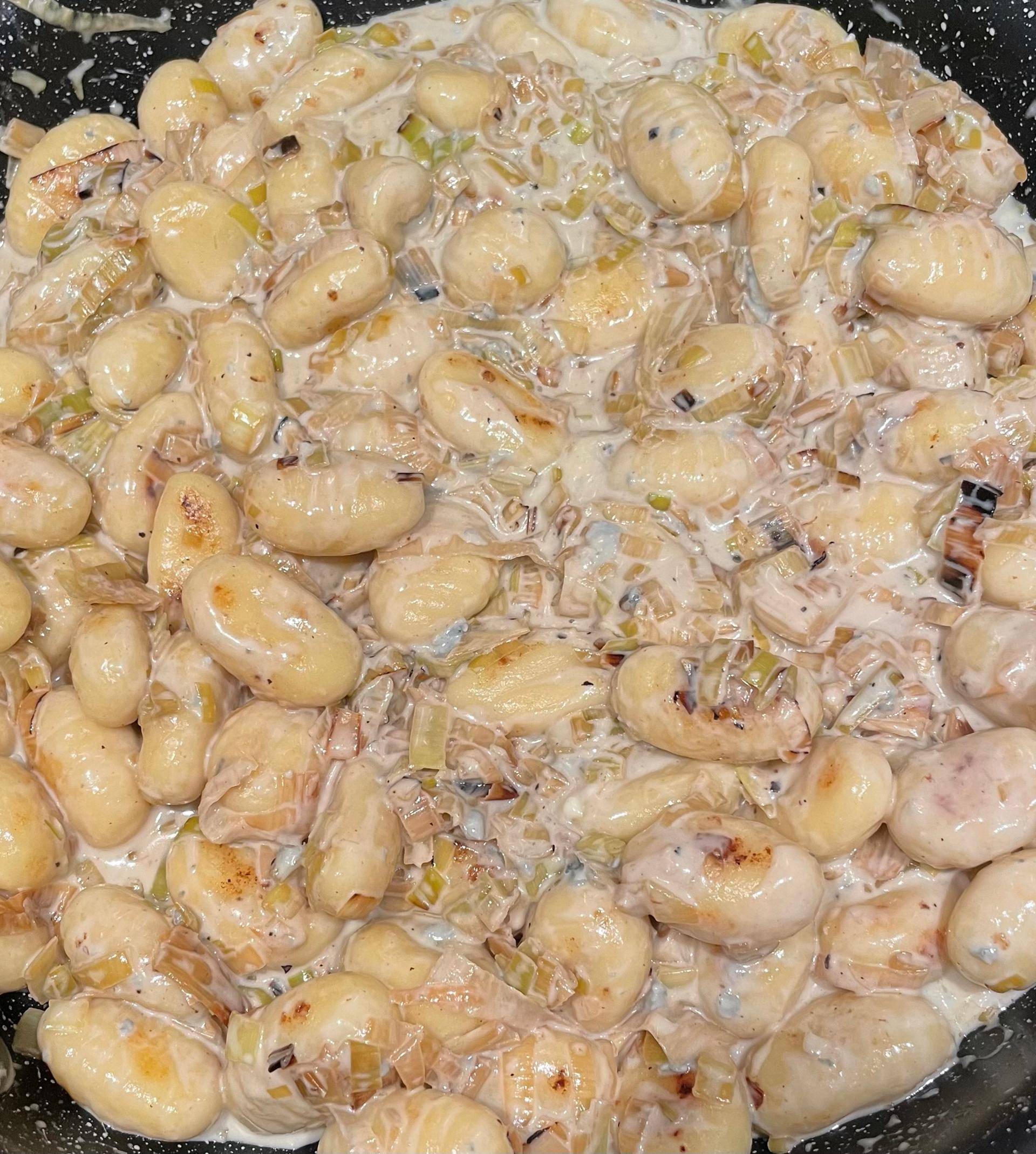 Gnocchis poireau sauce au bleu - Recepten Companion Connect XL | Moulinex