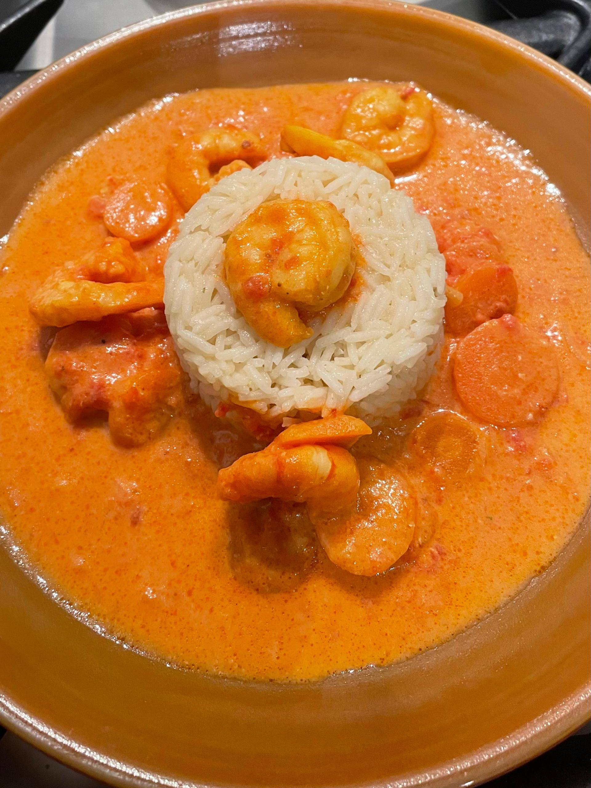 Curry de crevettes coco - Recepten Cookeo | Moulinex