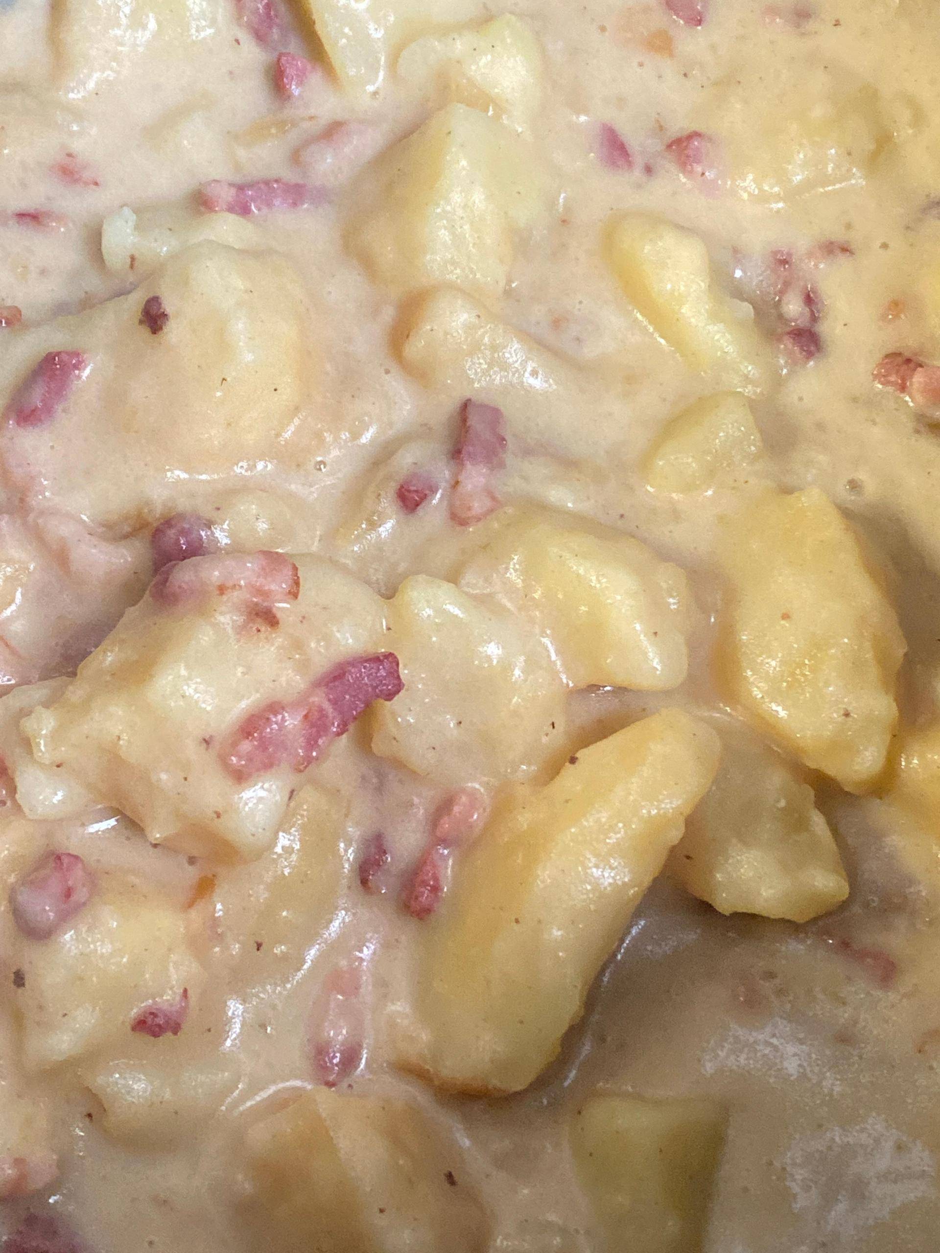 Pomme de terre crème lardons - Recette Cookeo V3 | Moulinex