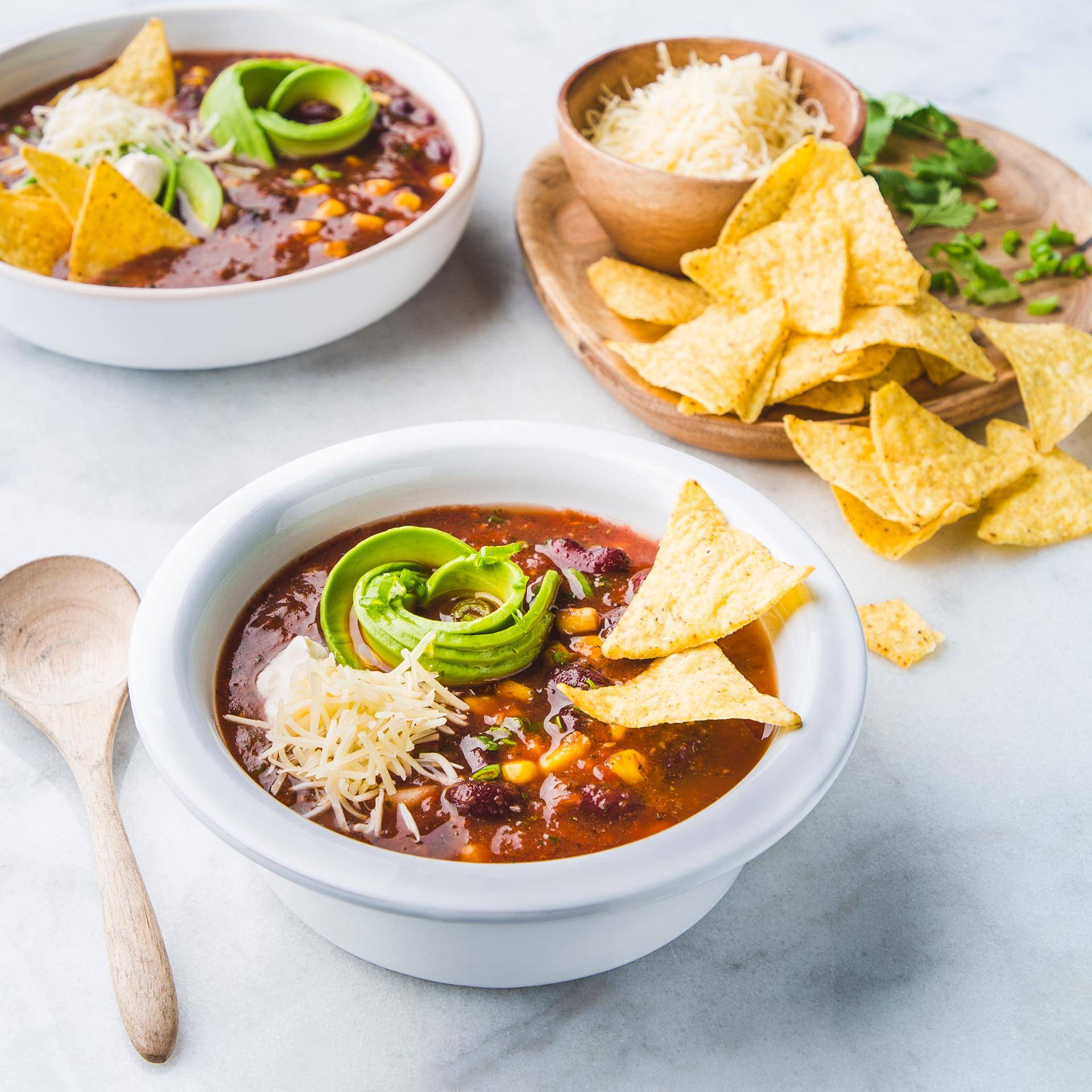 Soupe façon Mexicaine - Recepten Cuiseur vapeur | Moulinex
