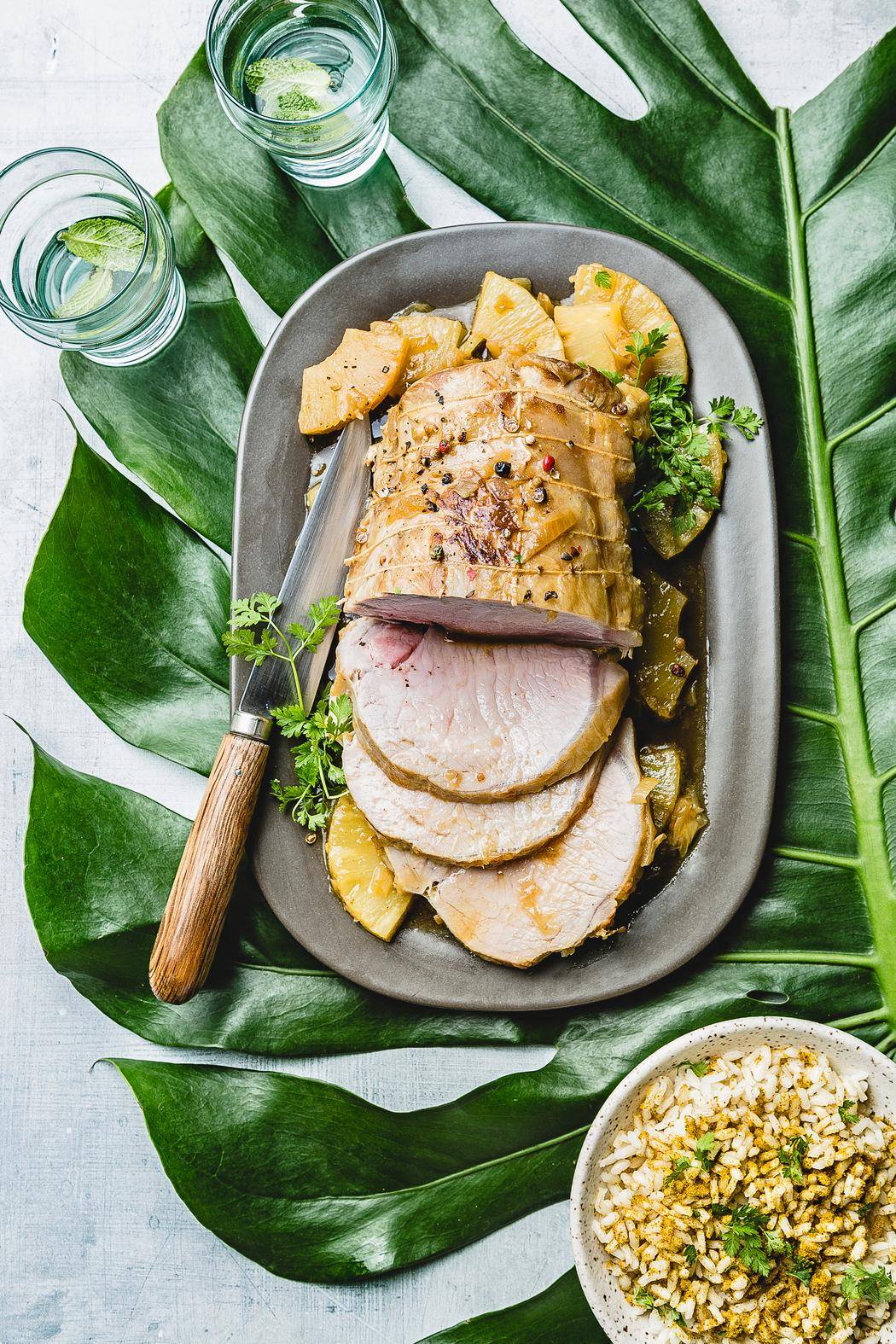Rôti de porc à l'ananas - Recette EASY FRY & GRILL 2 in 1 DIGITAL | Moulinex