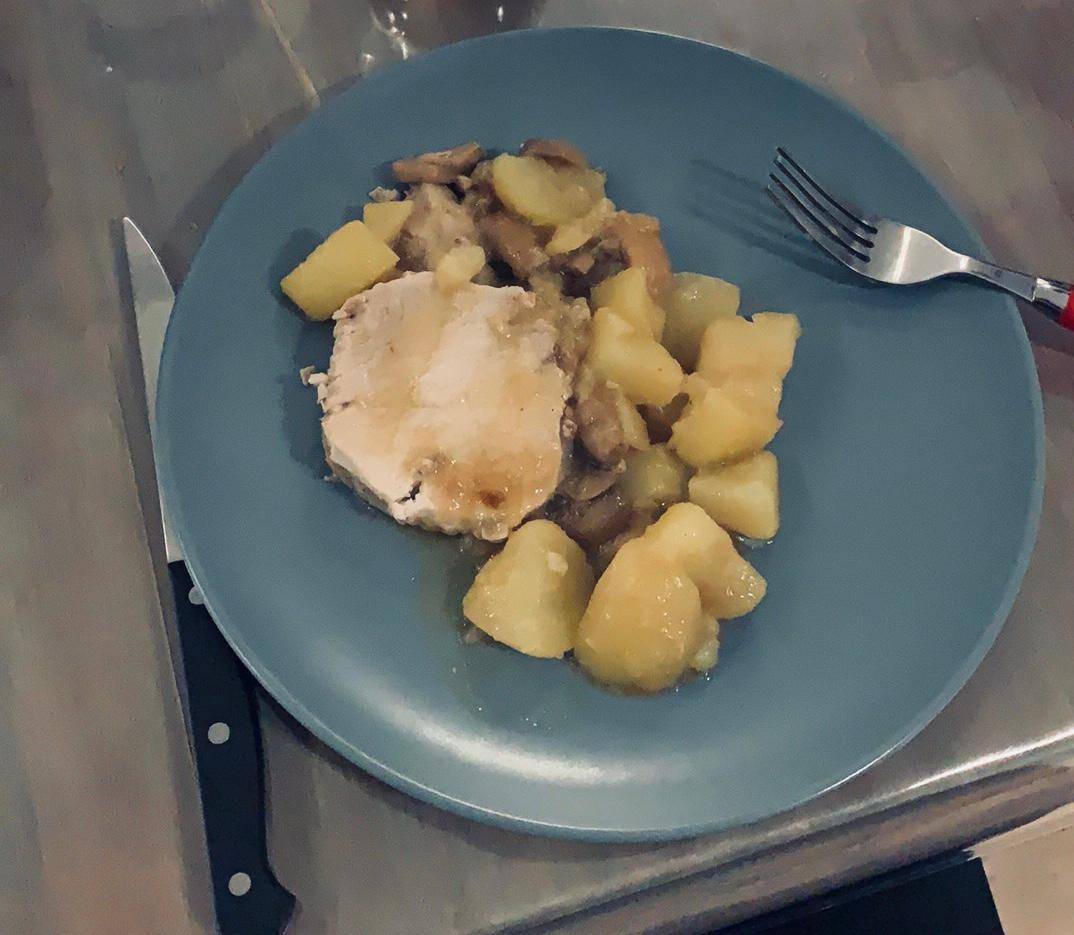 Rôti de porc et pommes de terre - Recepten Cookeo | Moulinex