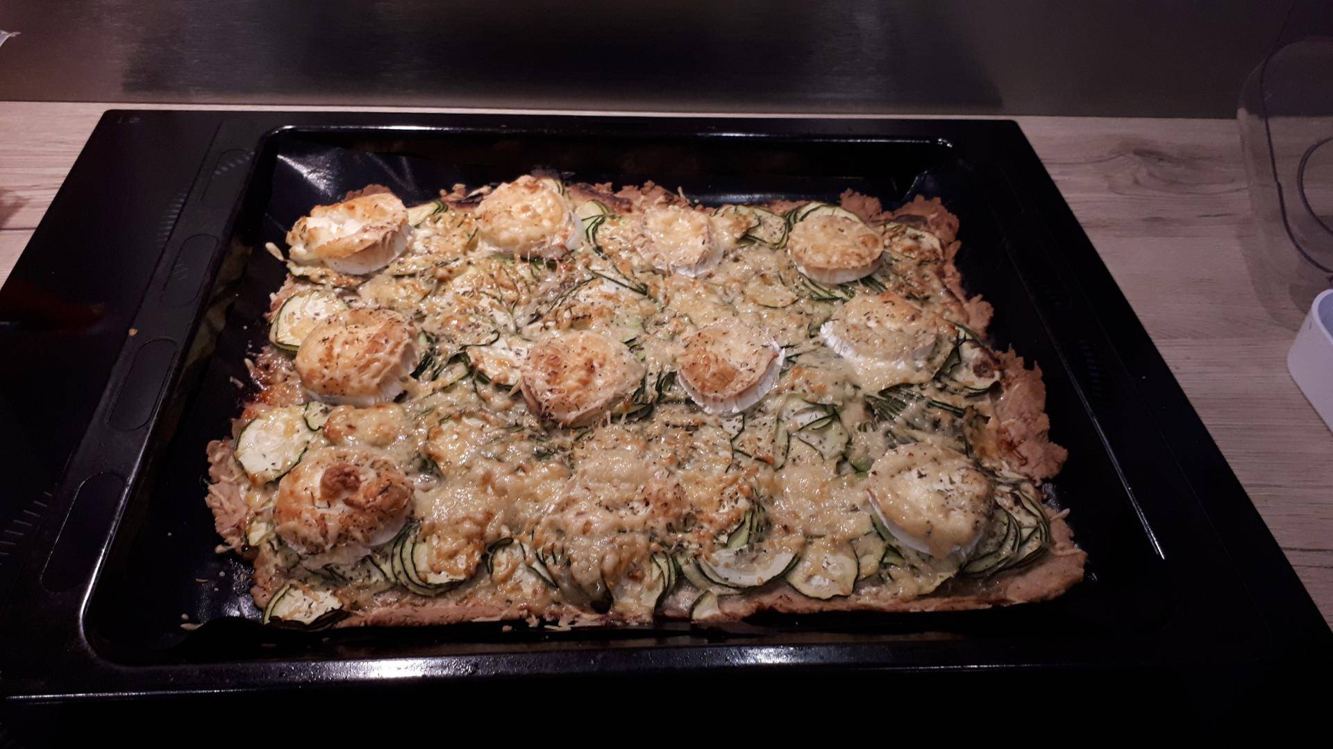 Tarte courgettes chèvre - Recette Companion Connect XL | Moulinex