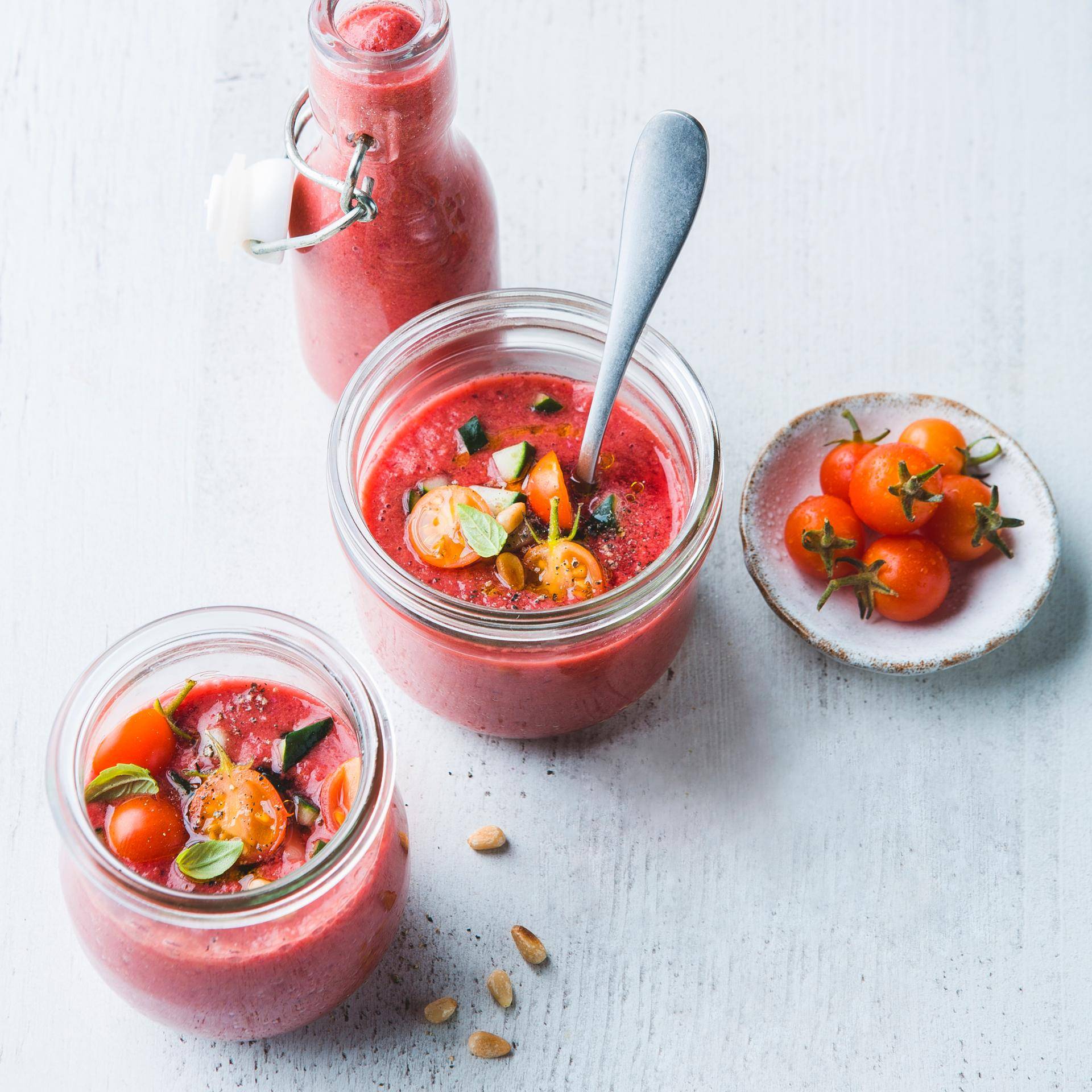 Gaspacho de tomates - Recette Kitchen Machines Touch/Touch + | Moulinex