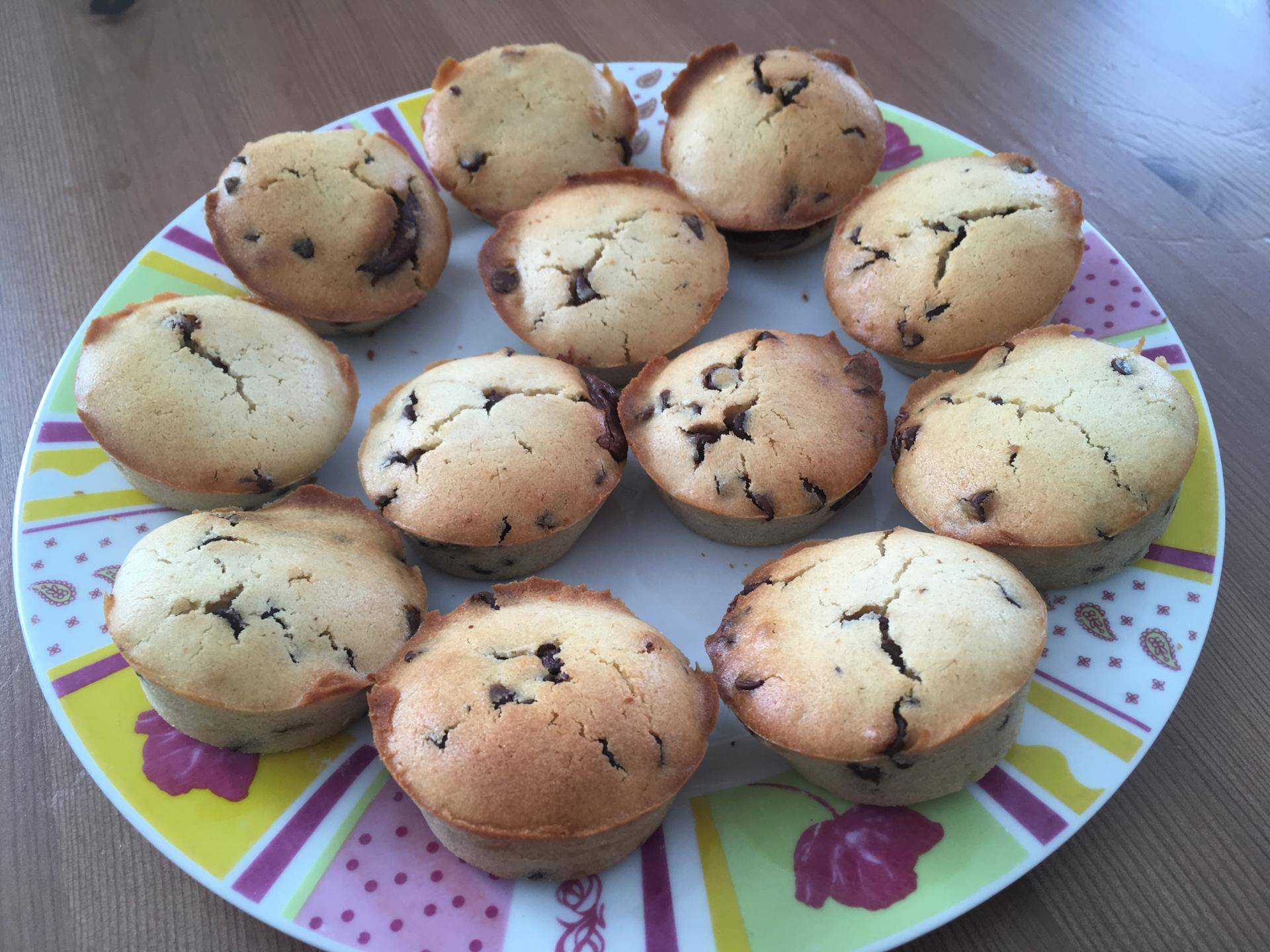 Muffins Nutella et pépites de chocolat - Recette Companion Connect | Moulinex