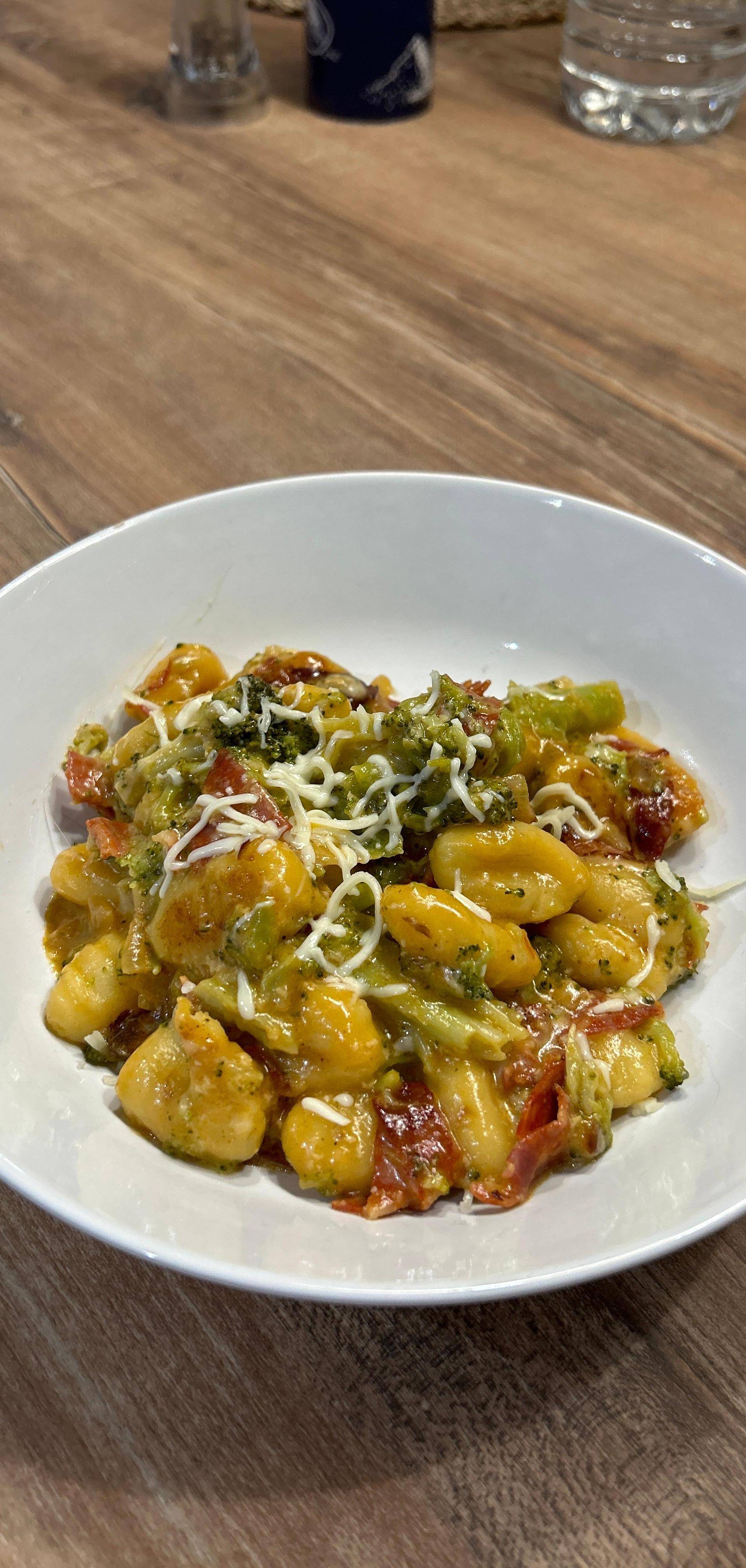 Gnocchis crémeux chorizo brocolis - Recette Cookeo | Moulinex