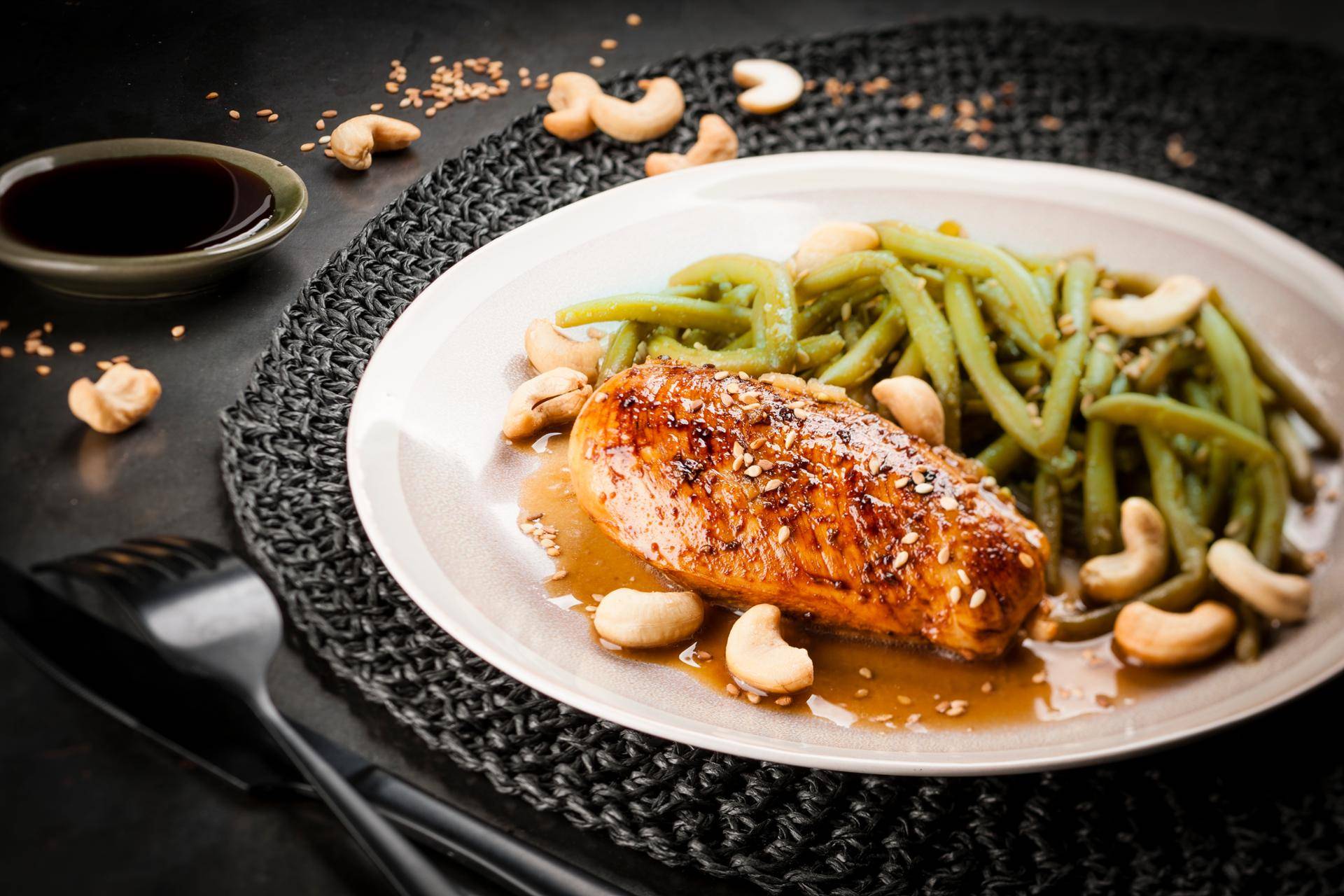 Volaille Haricots verts Cajou - Recette Cookeo | Moulinex