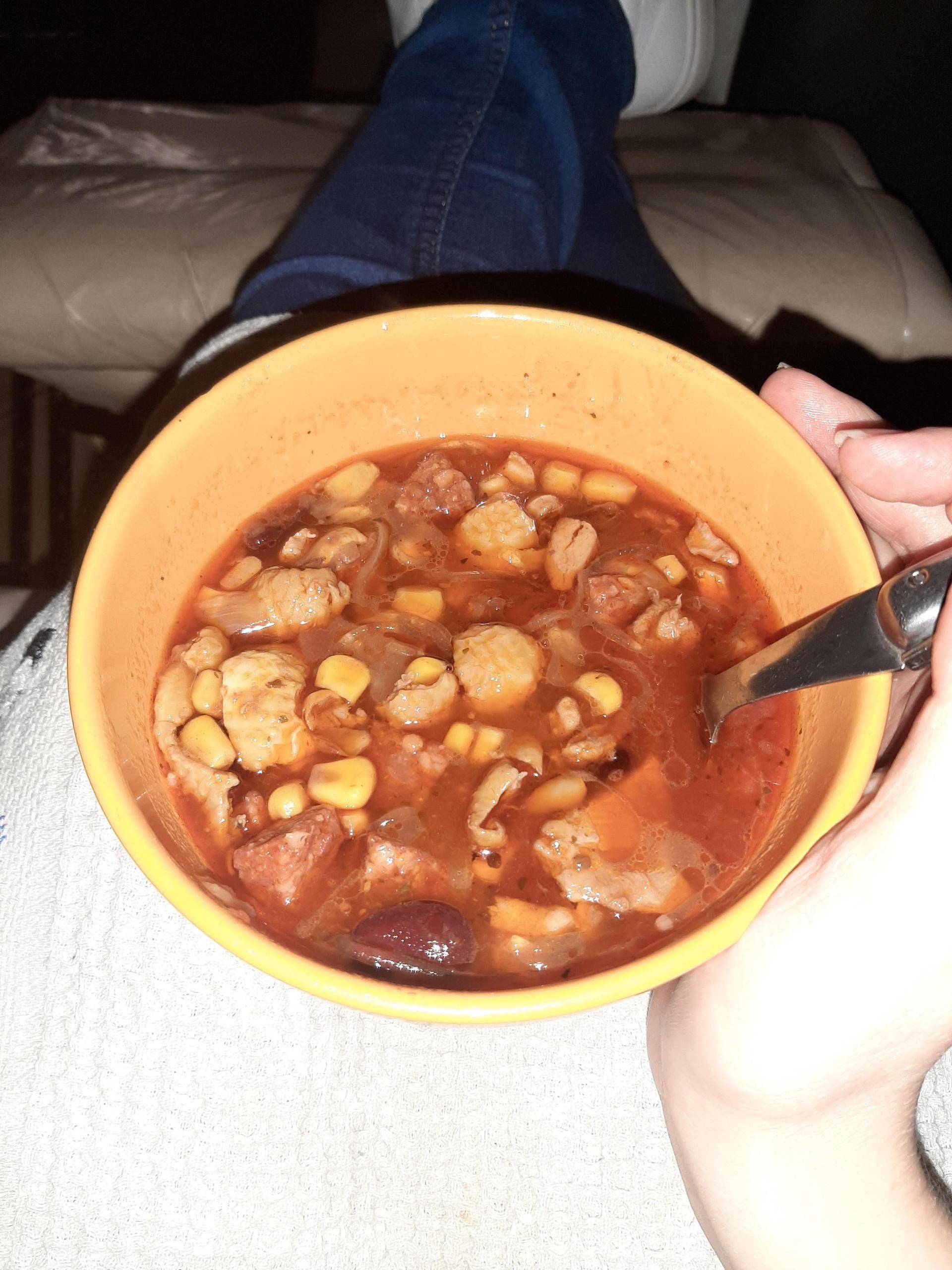 Soupe au Poulet et Chorizo - Recette Cookeo | Moulinex