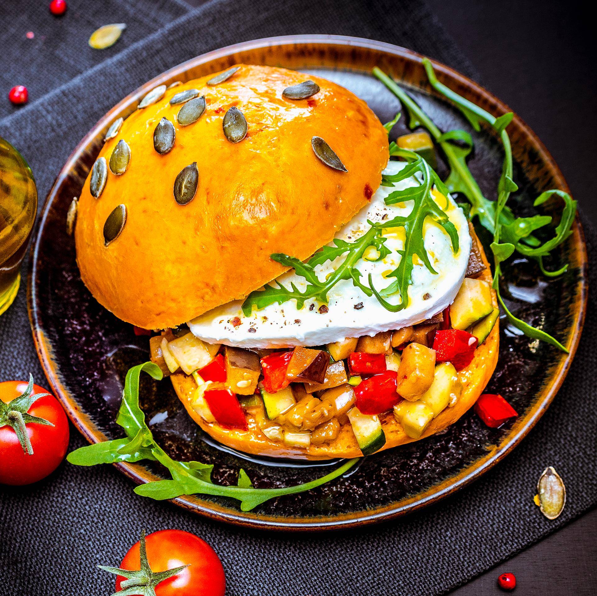 Veggie burger - Recepten Companion | Moulinex