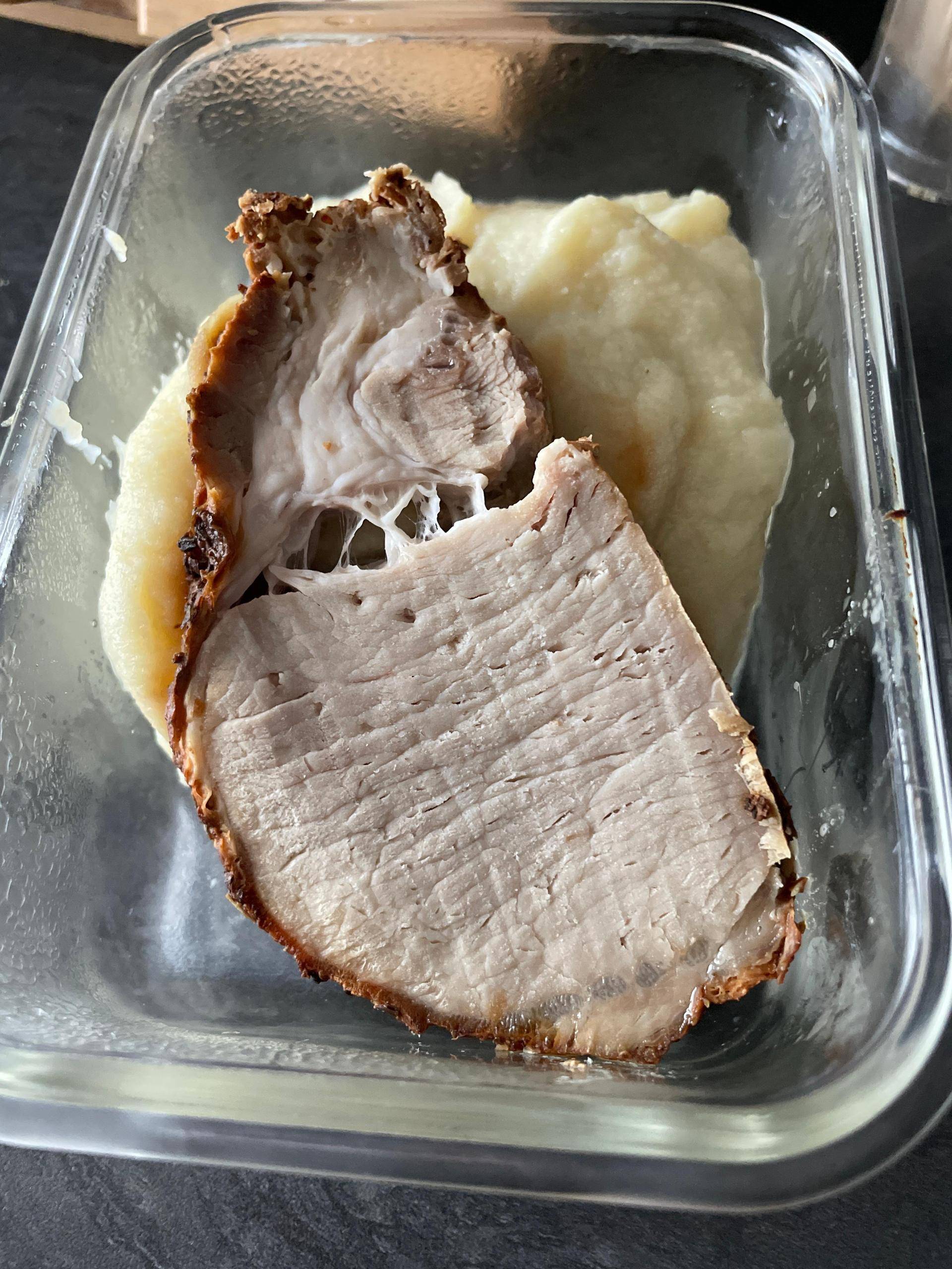 Rôti de porc à la moitarde - Recepten Dual EasyFry | Moulinex