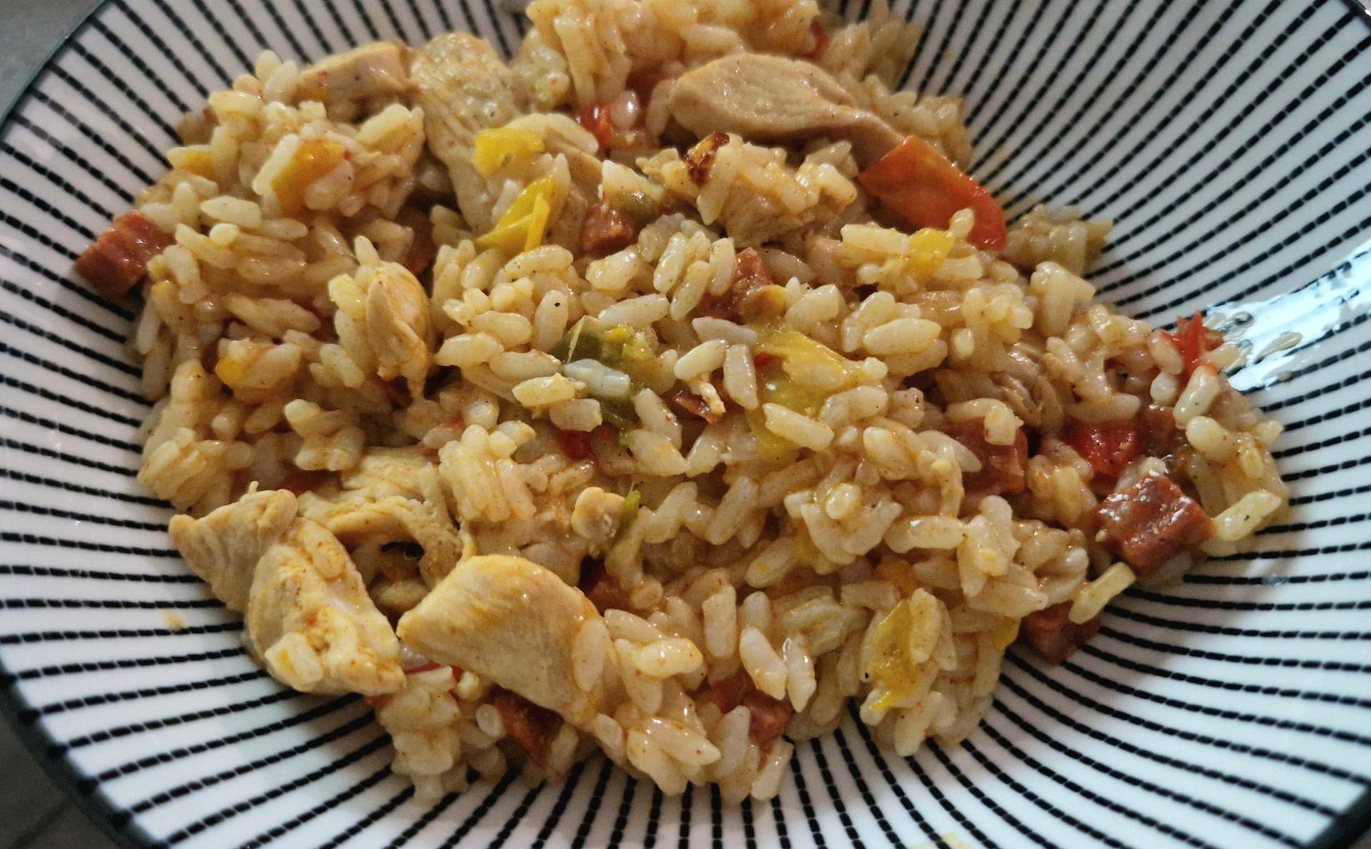 Risotto Poulet Chorizo Poivrons - Recepten Cookeo | Moulinex