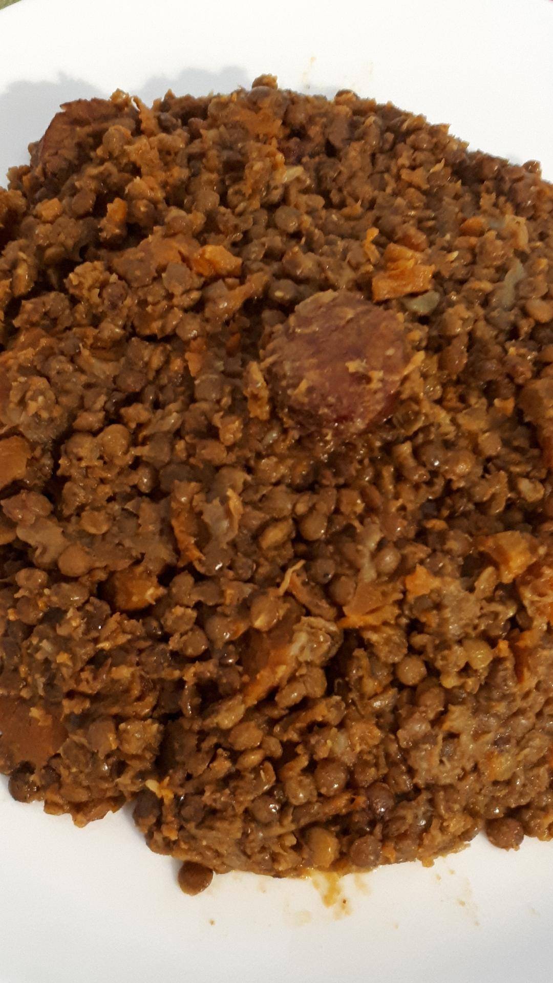 Lentilles saucisses fumées - Recepten Cookeo | Moulinex