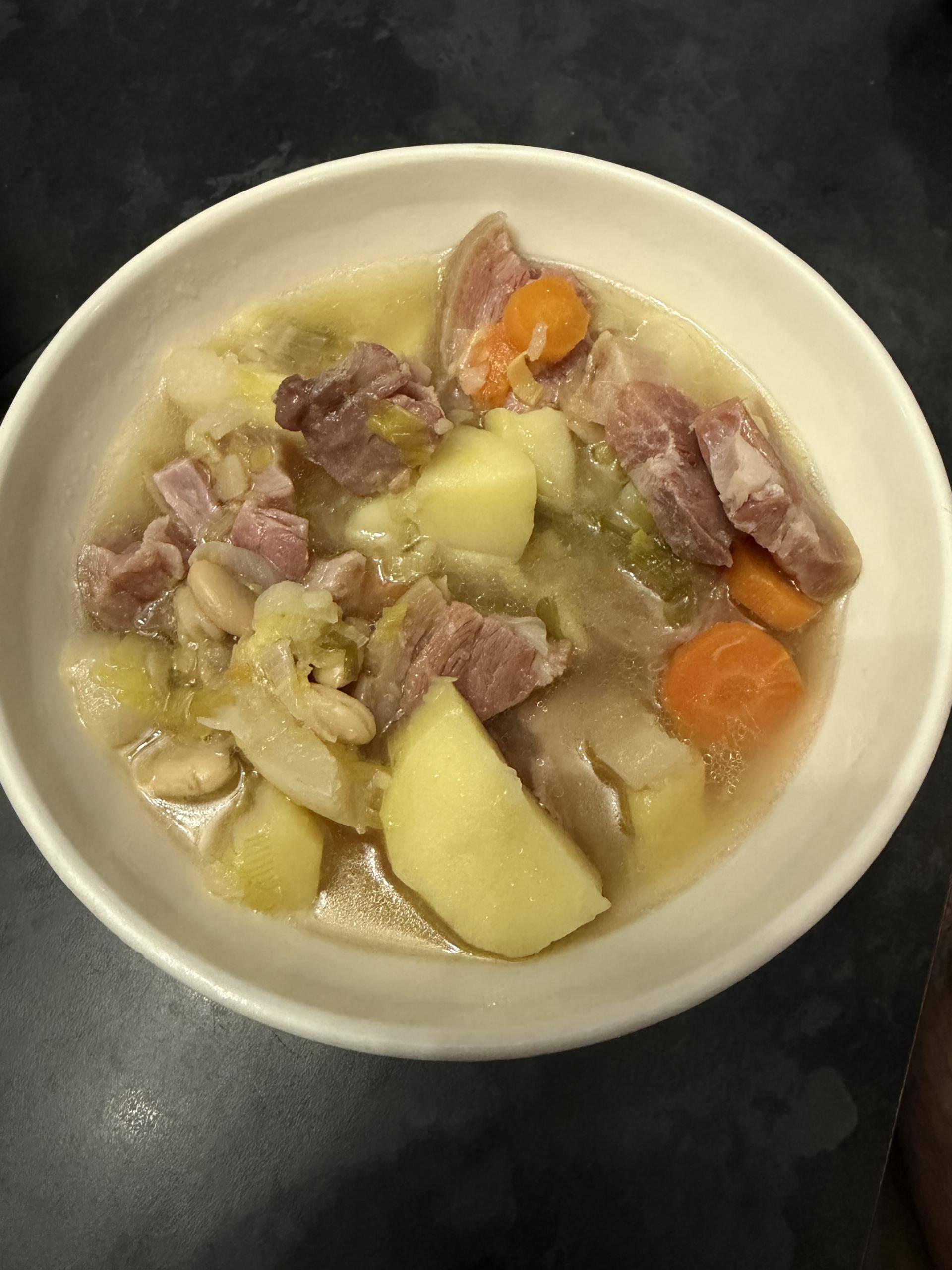 Soupe campagnarde de nos ancêtres au jambon cru - Recette Cookeo V3 | Moulinex
