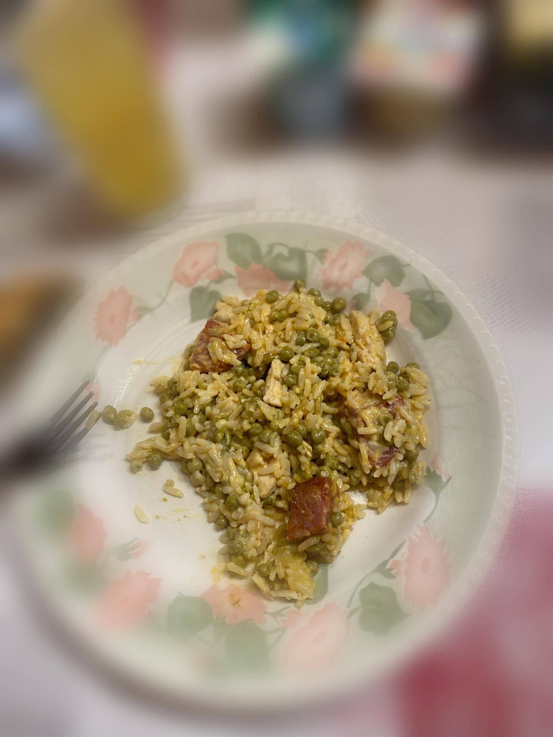 Risotto au poulet chorizo petit pois - Recette Cookeo | Moulinex